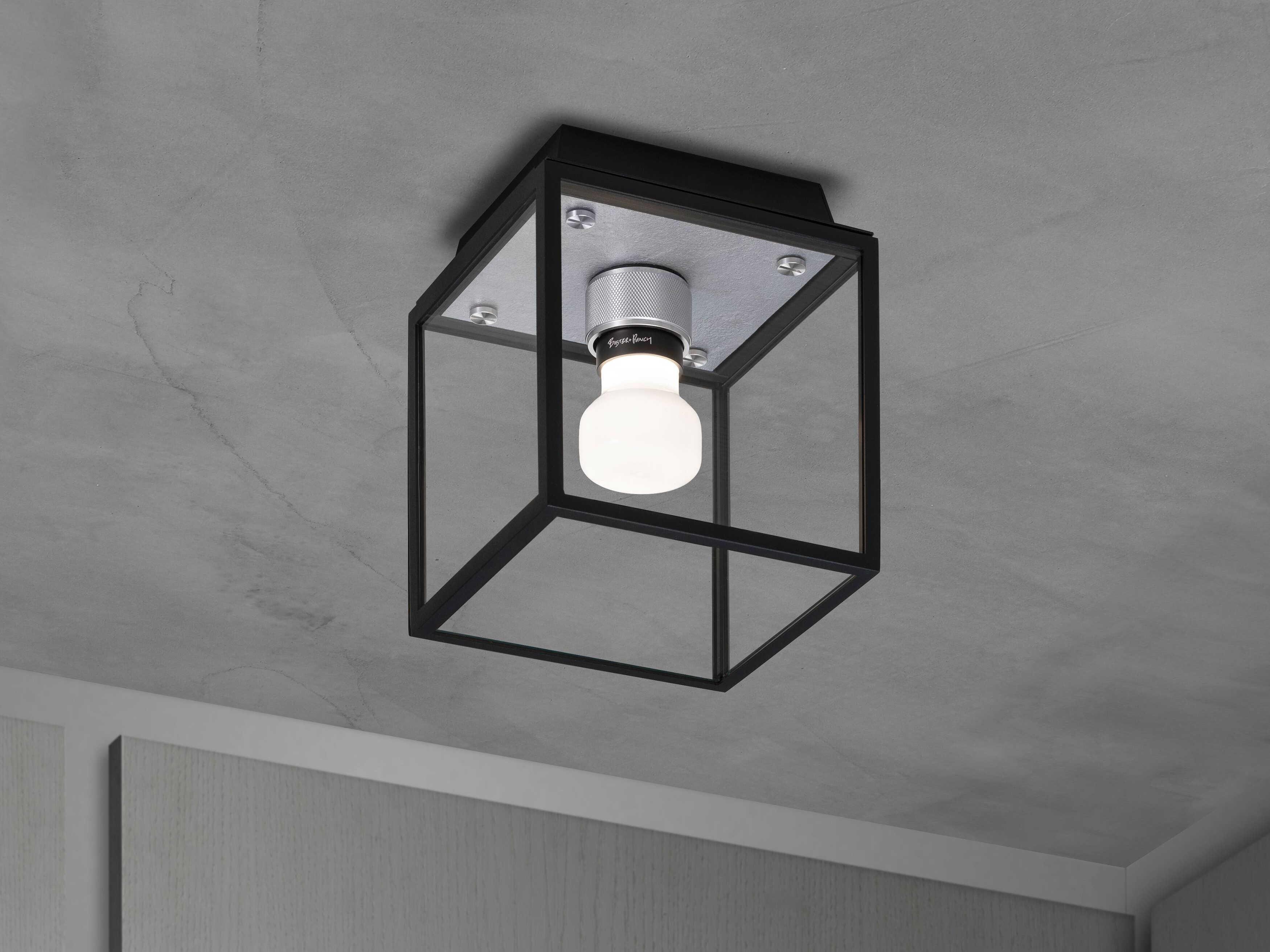 Buster + Punch Caged 1-Light Outdoor Ceiling Light