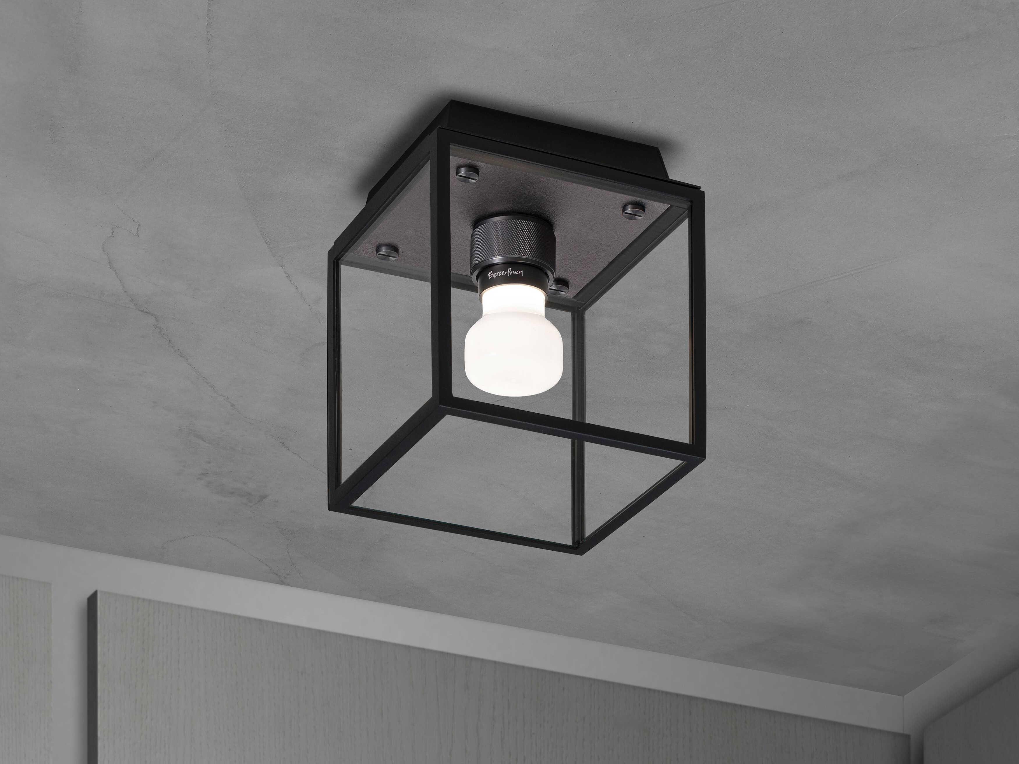 Buster + Punch Caged 1-Light Outdoor Ceiling Light