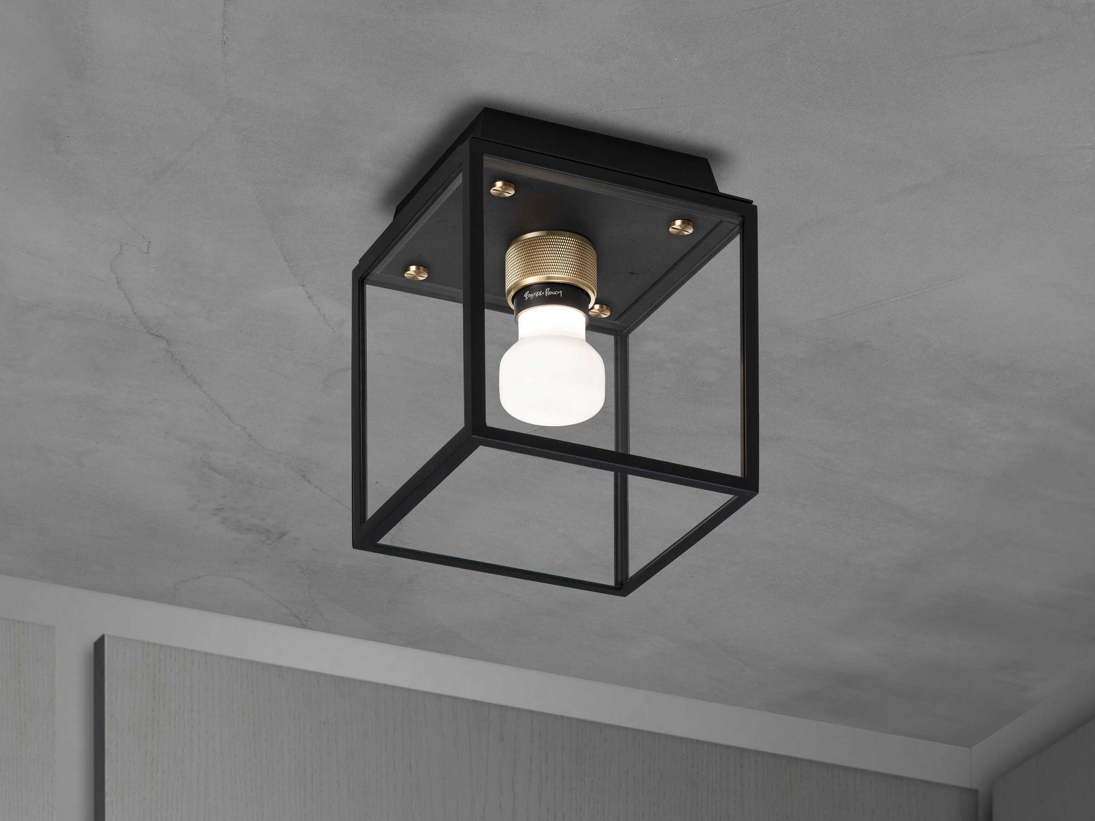Buster + Punch Caged 1-Light Outdoor Ceiling Light