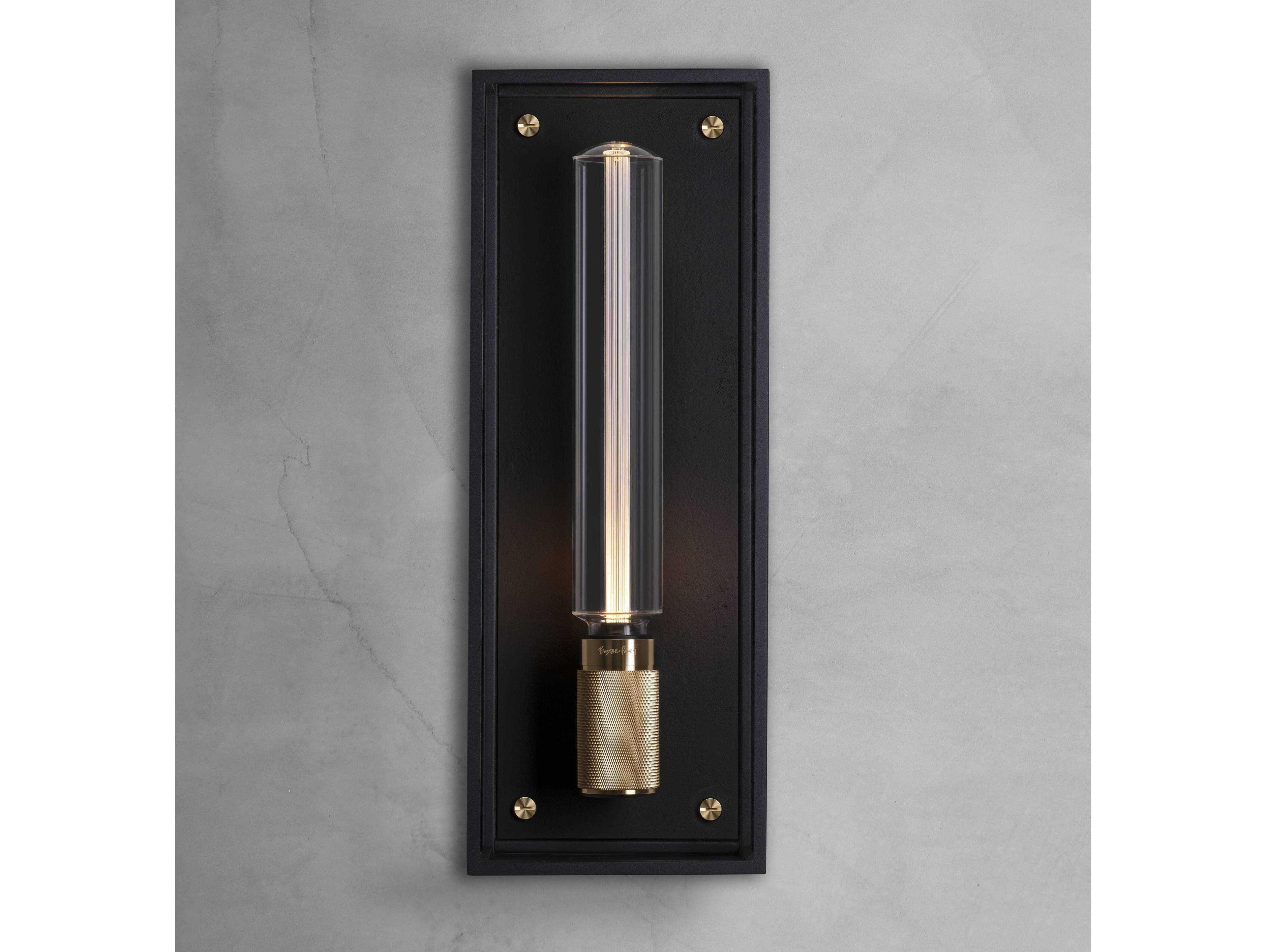 Buster + Punch Caged 1-Light Outdoor Wall Light