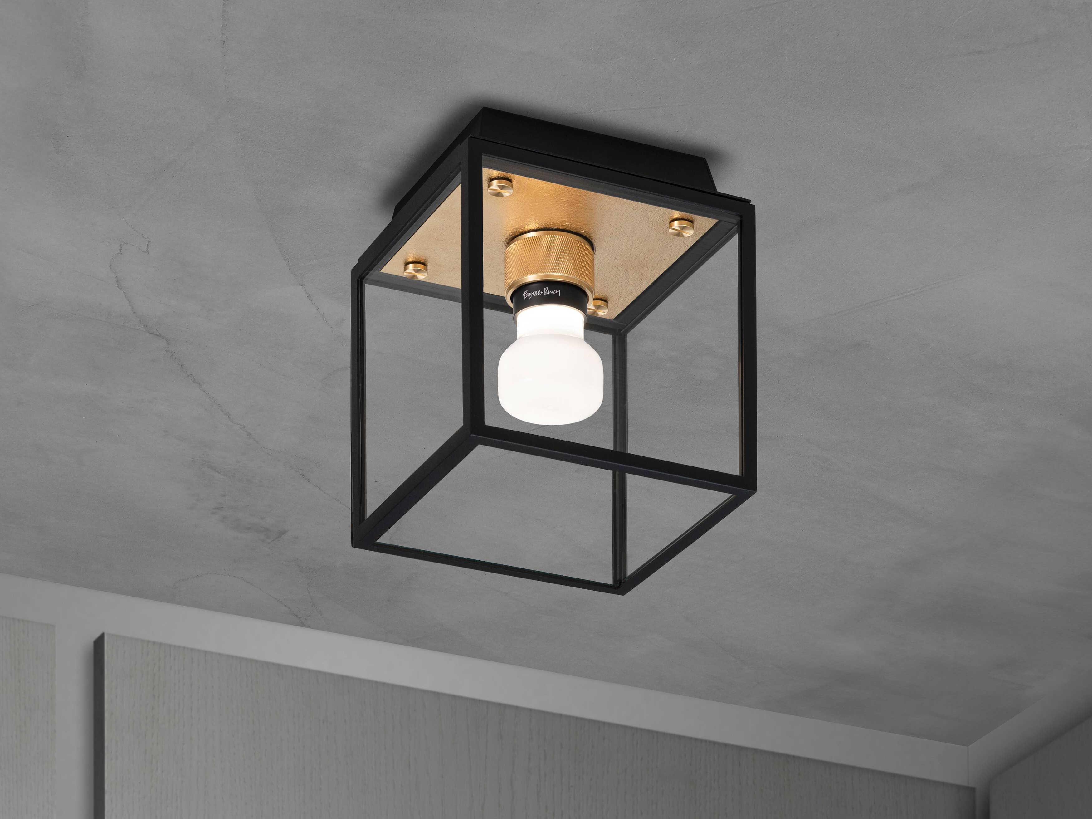 Buster + Punch Caged 1-Light Outdoor Ceiling Light
