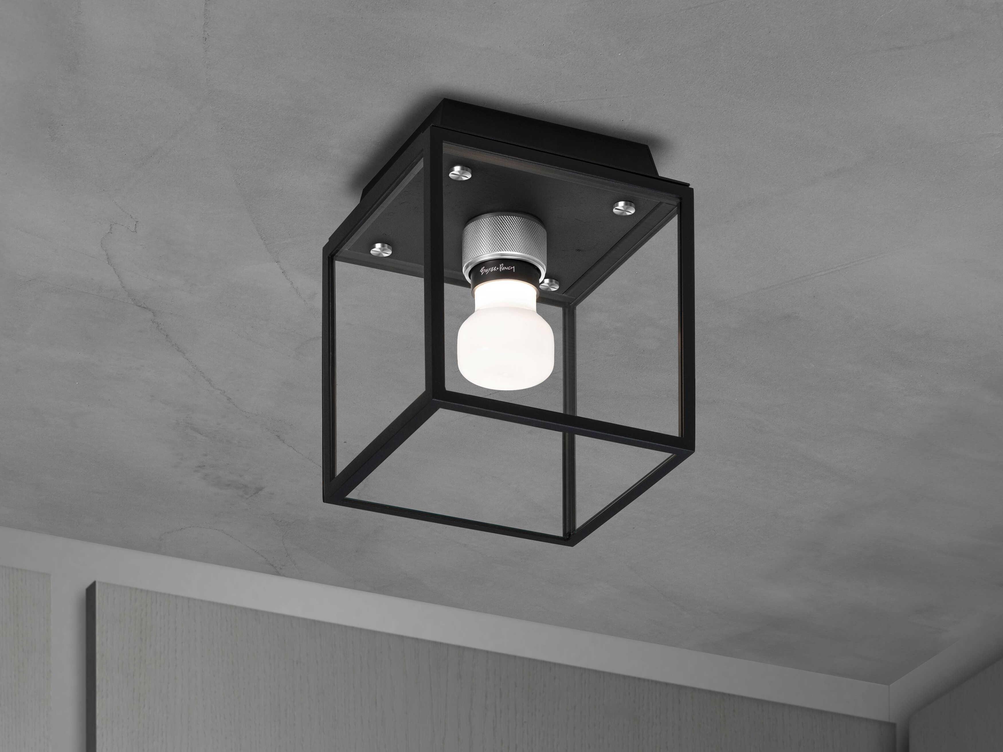 Buster + Punch Caged 1-Light Outdoor Ceiling Light