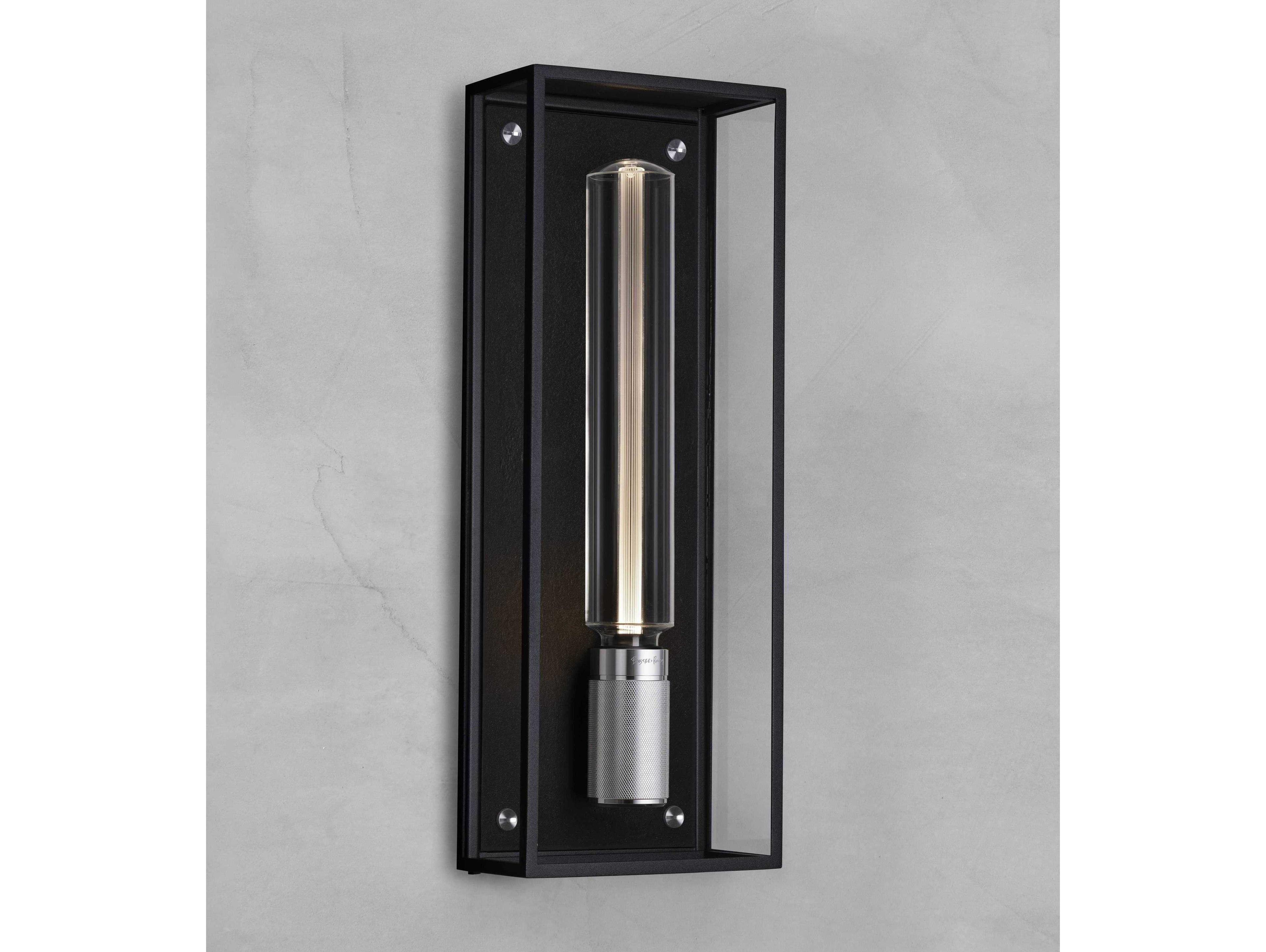 Buster + Punch Caged 1-Light Outdoor Wall Light