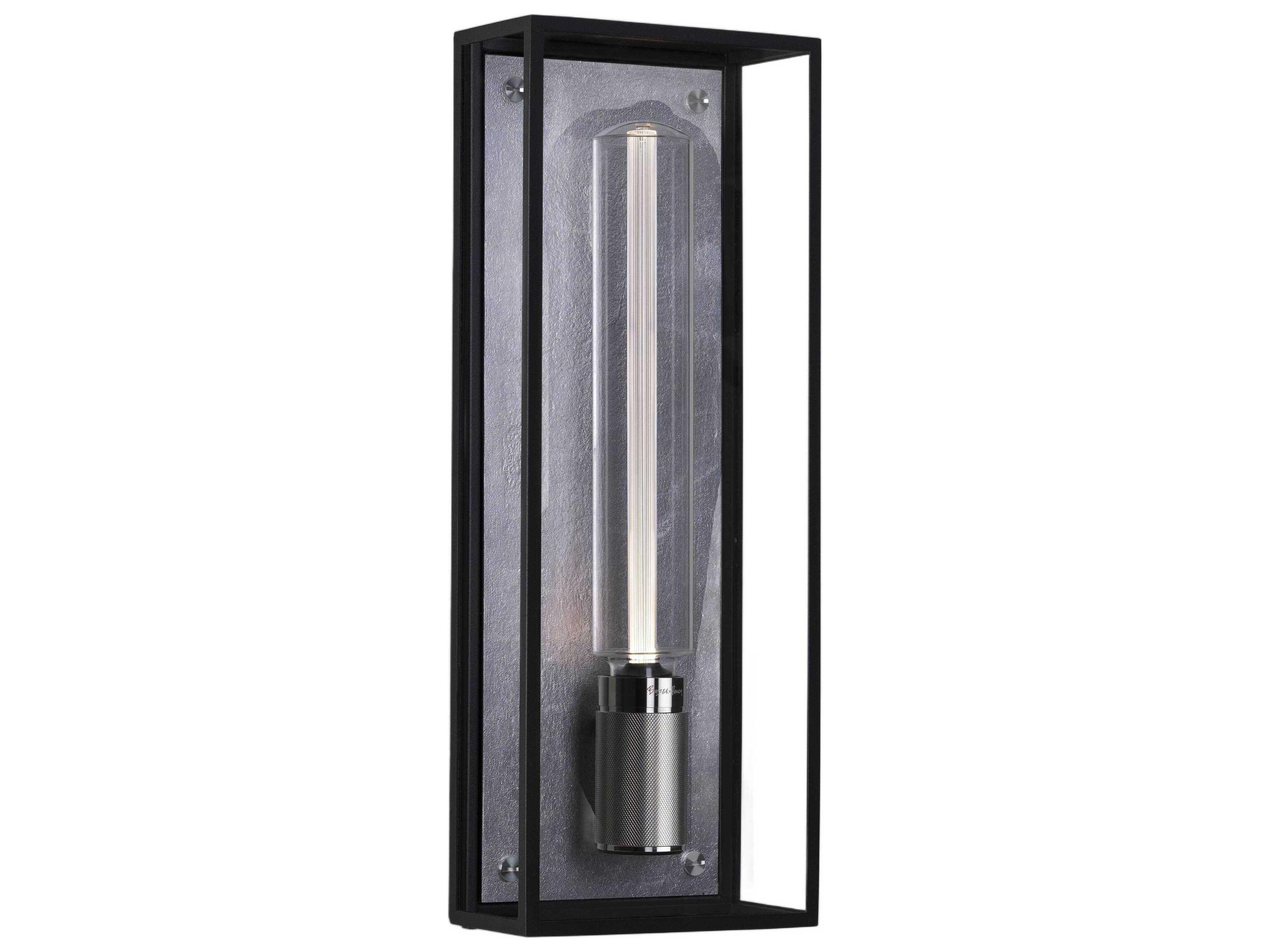 Buster + Punch Caged 1-Light Outdoor Wall Light