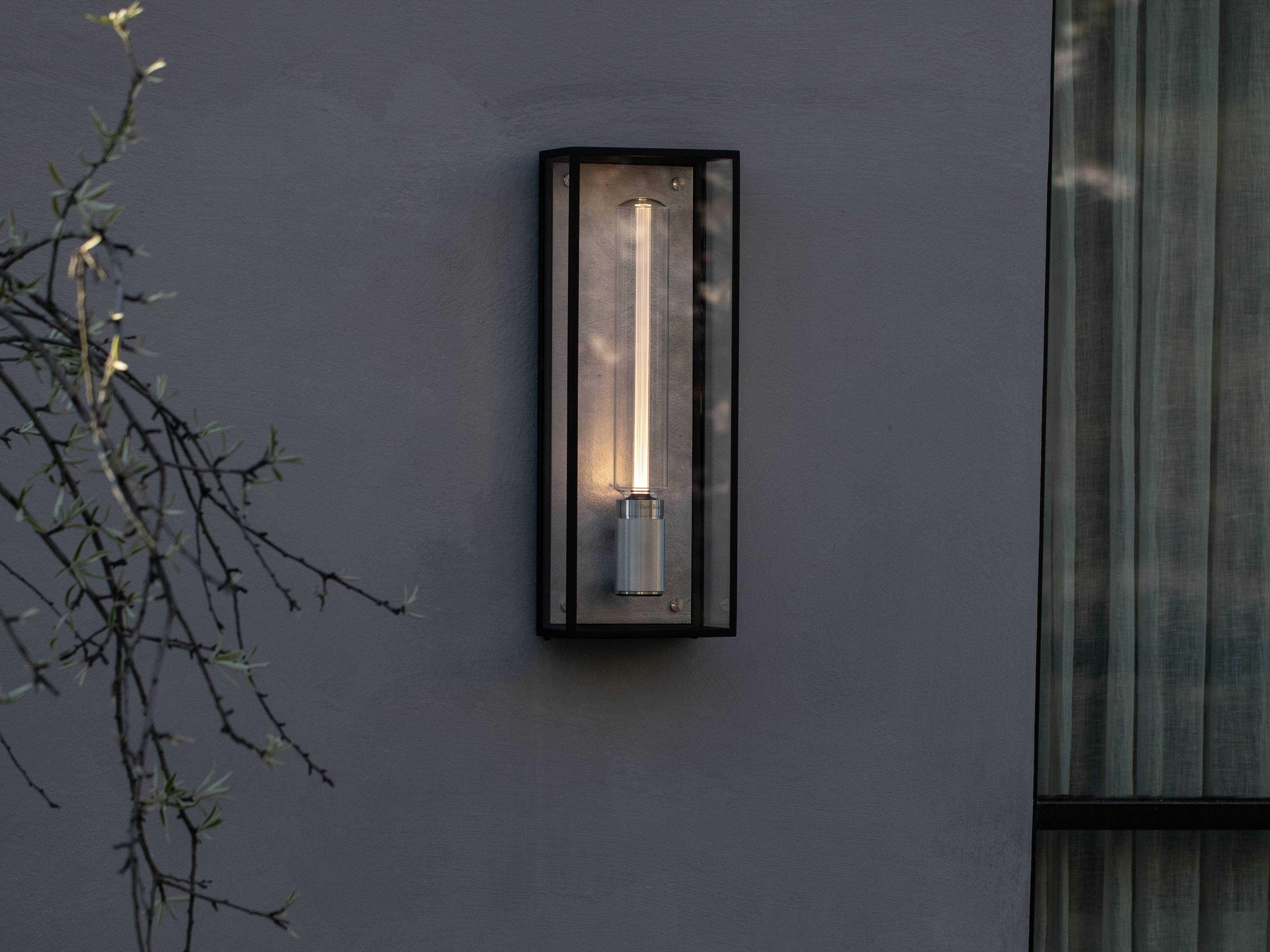 Buster + Punch Caged 1-Light Outdoor Wall Light