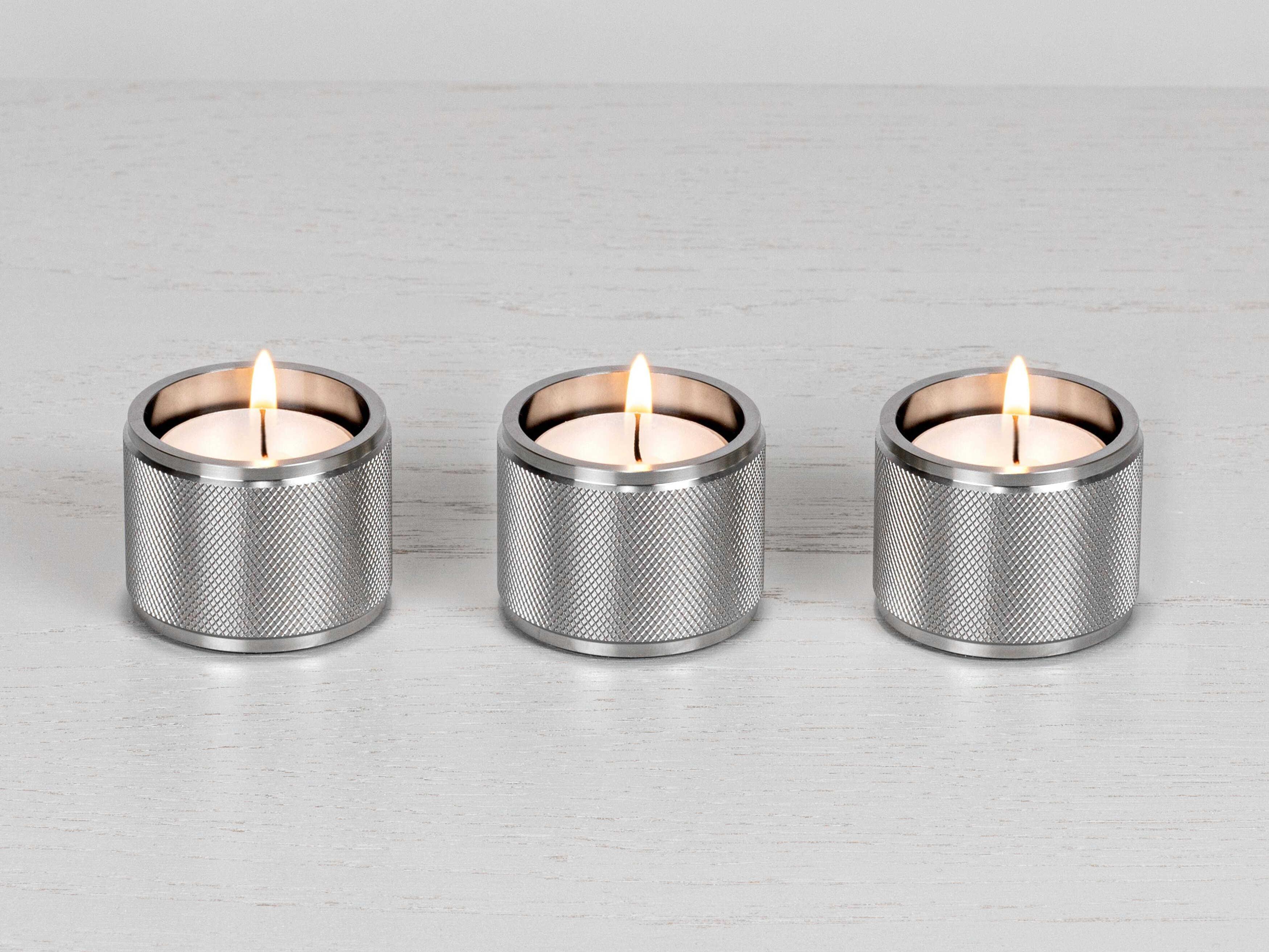 Buster + Punch Steel Tealight Candle Holder Set of 3