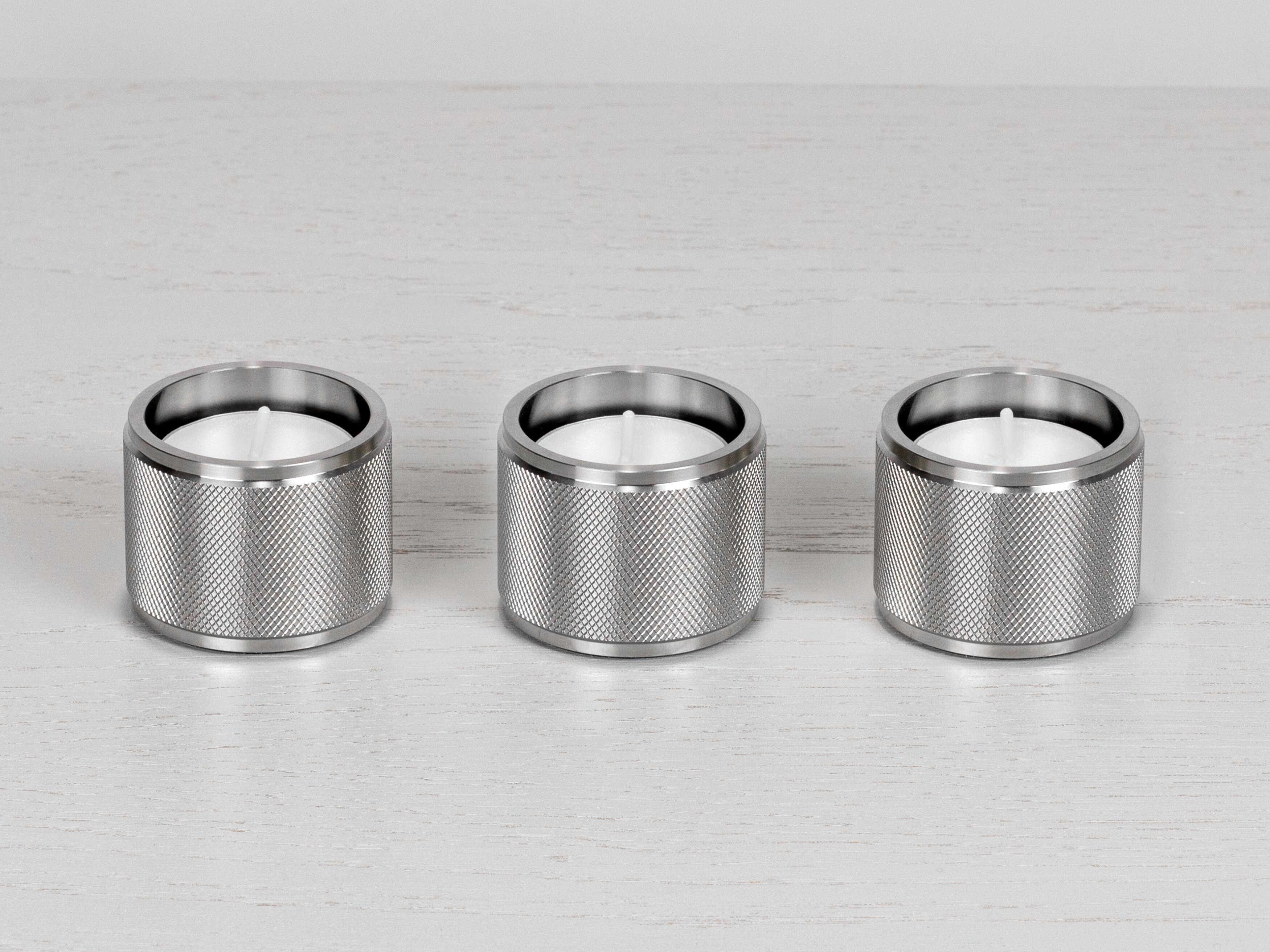 Buster + Punch Steel Tealight Candle Holder Set of 3