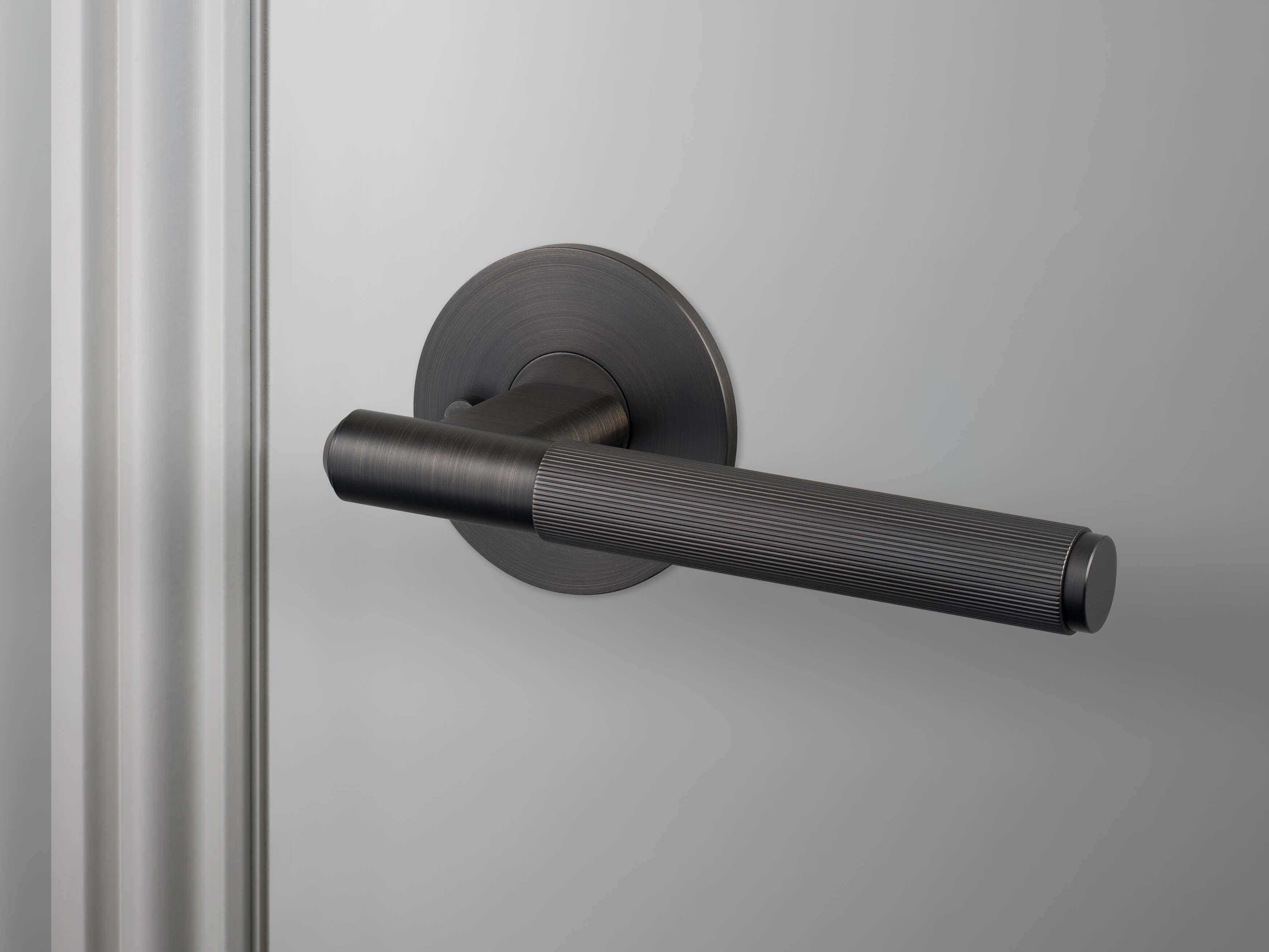 Buster + Punch Smoked Bronze Linear Privacy Door Handle