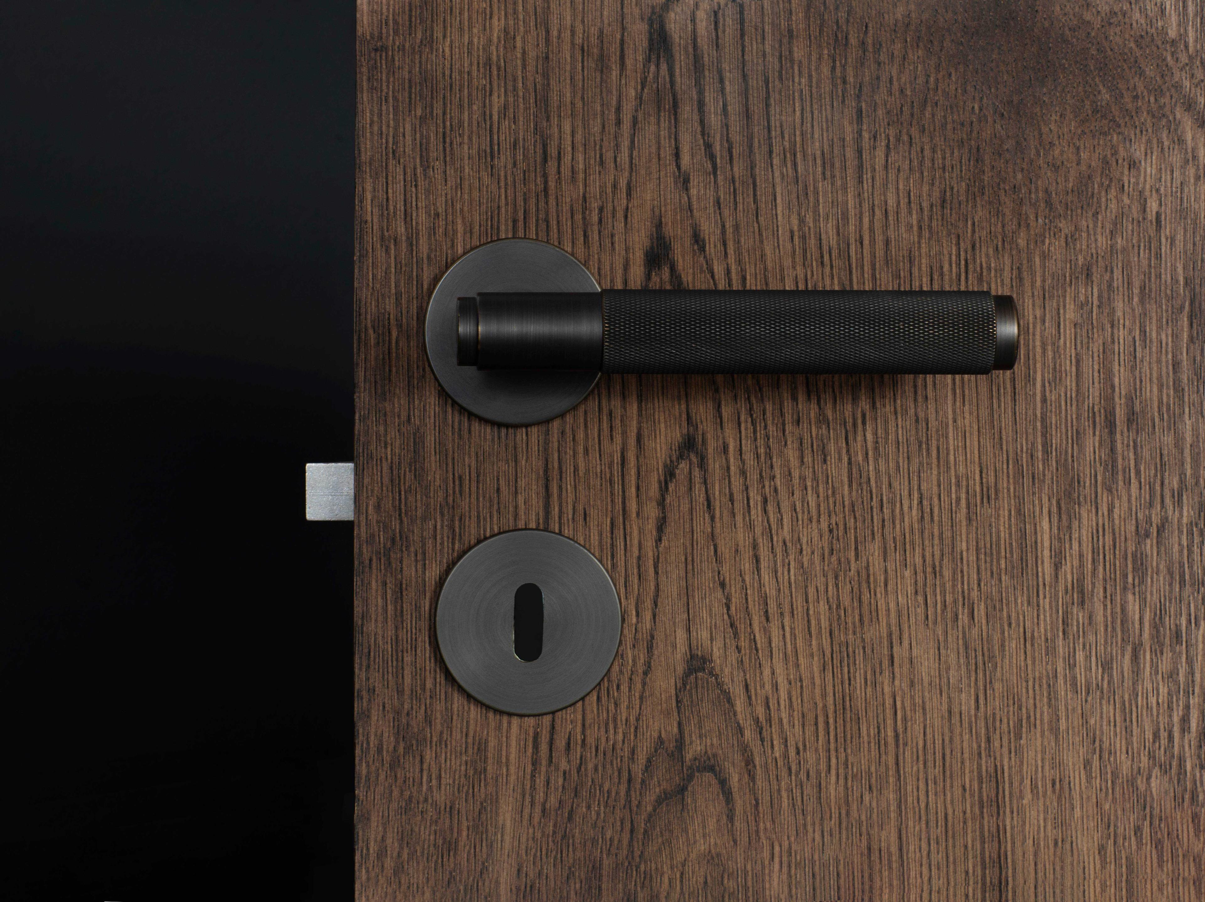 Buster + Punch Smoked Bronze Cross Passage Door Handle