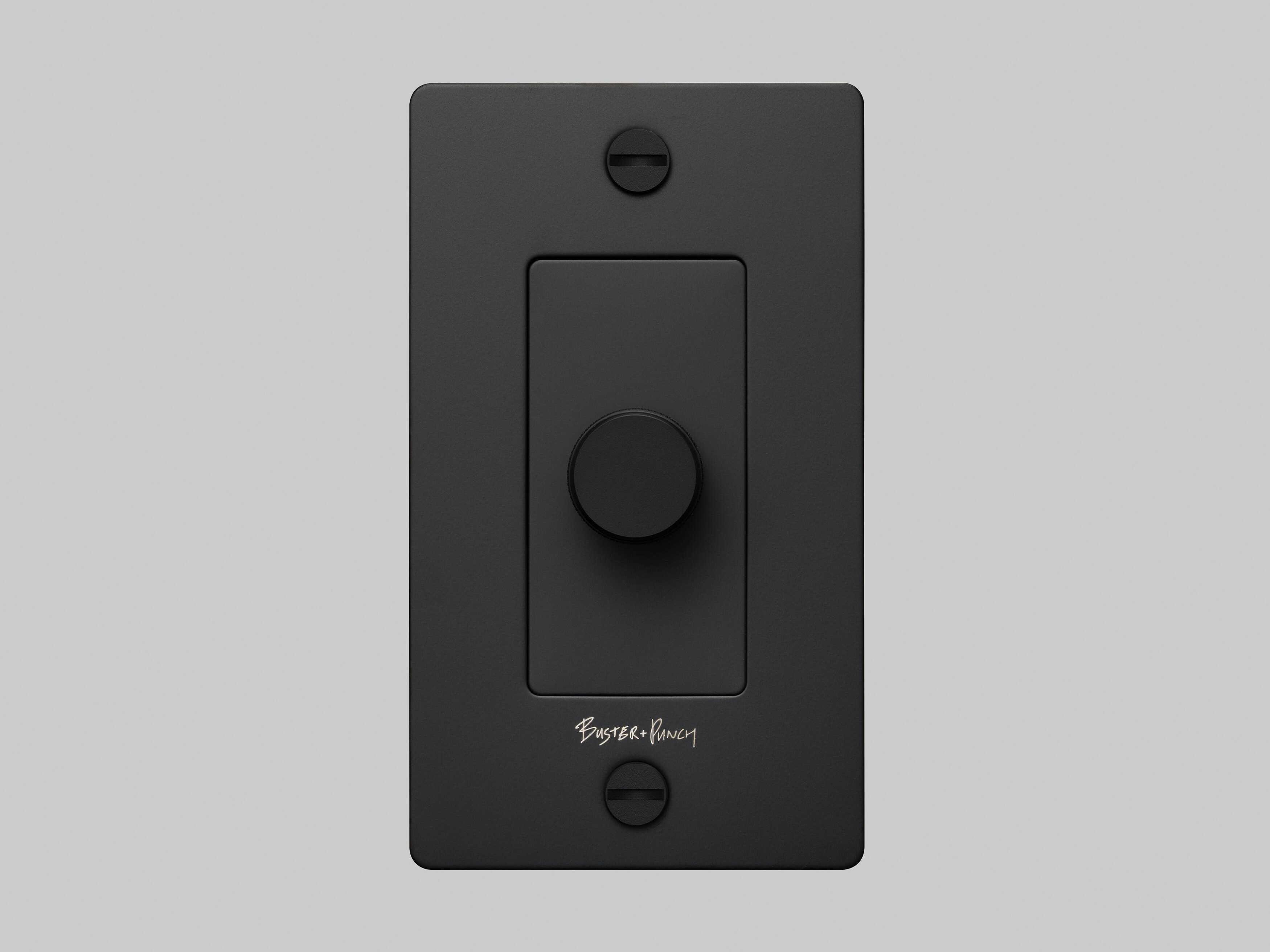 Buster + Punch Black Dimmer Switch