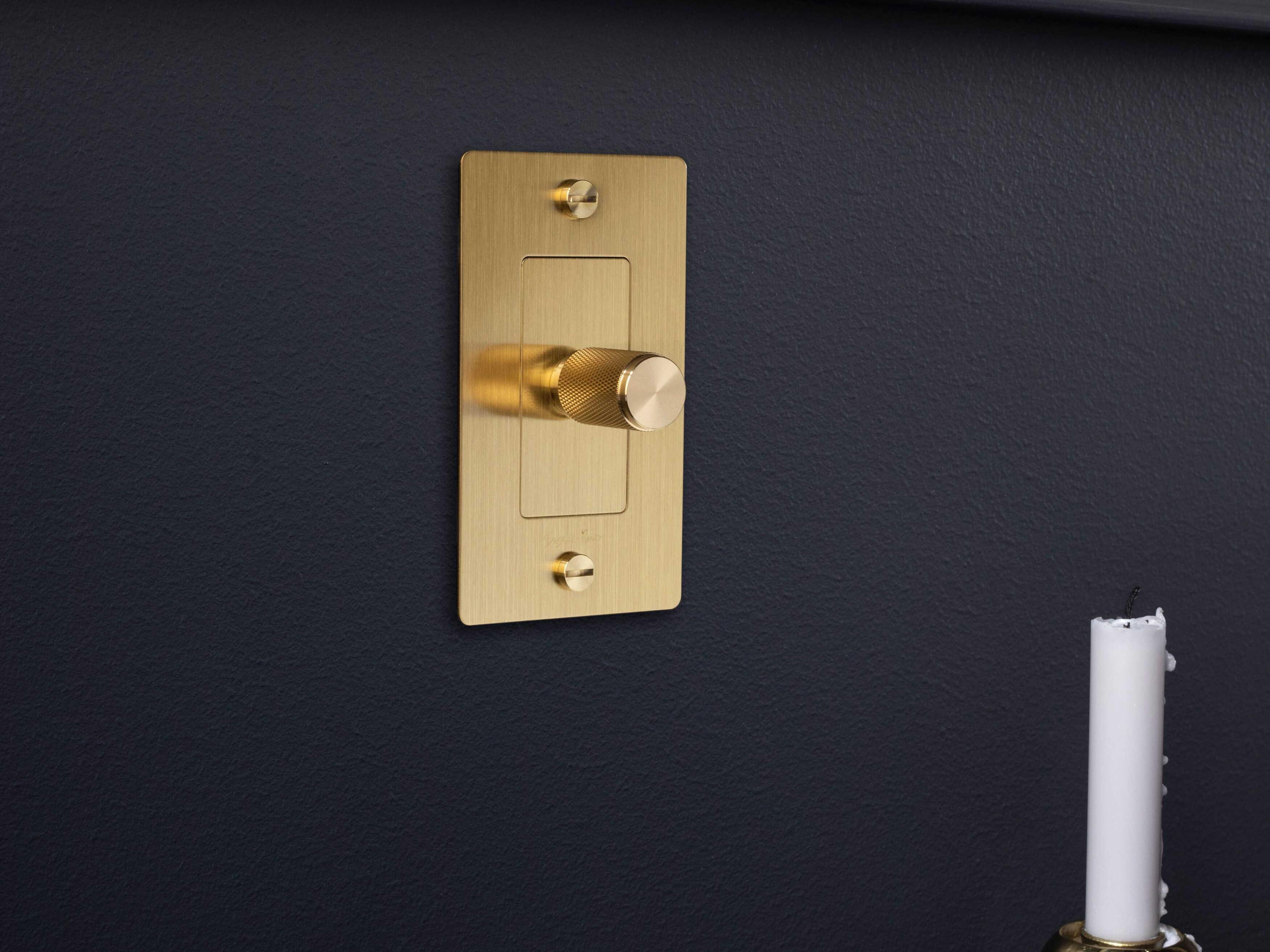 Buster + Punch Brass Dimmer Switch