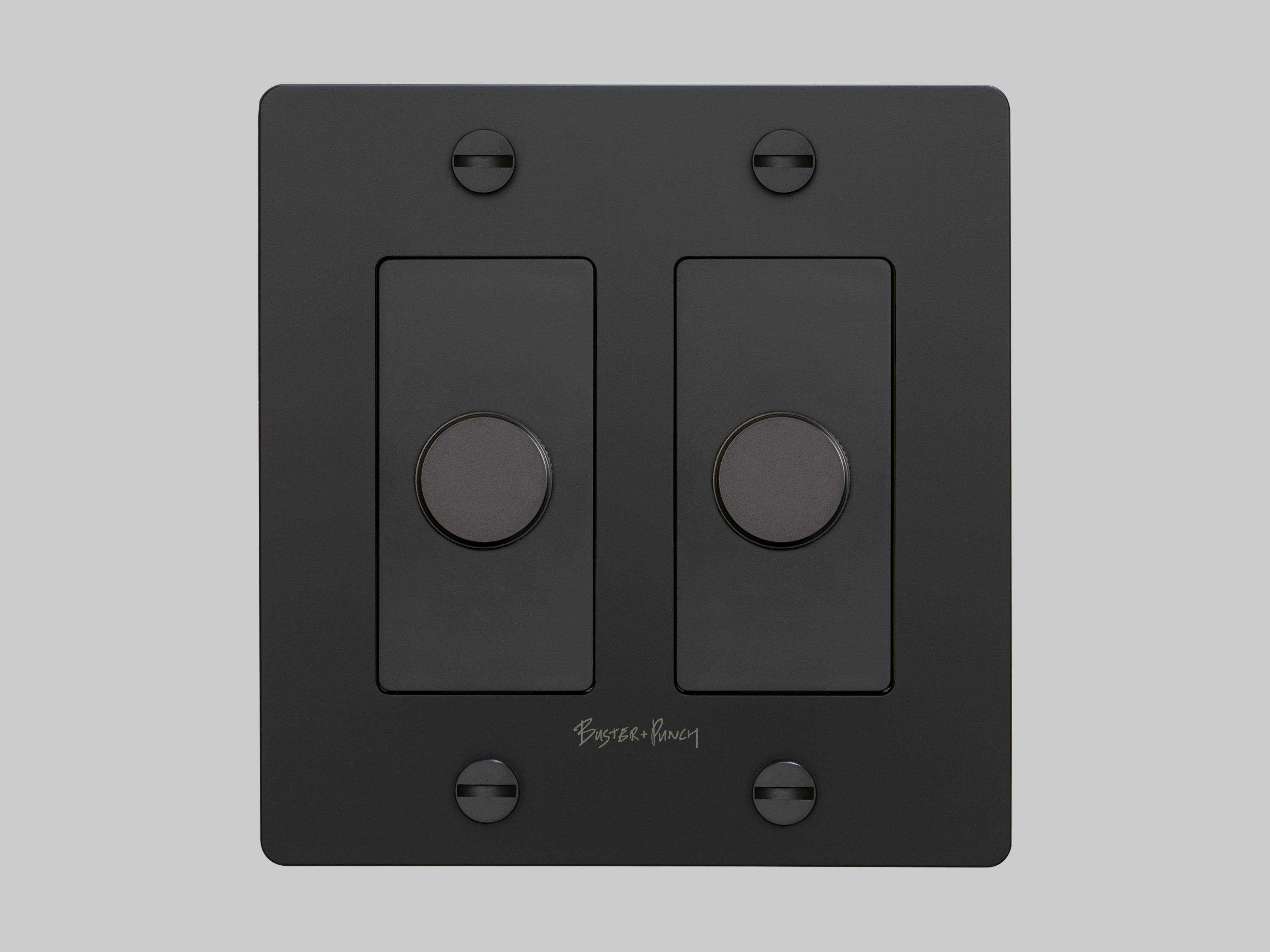 Buster + Punch 2G Black Cross Dimmer