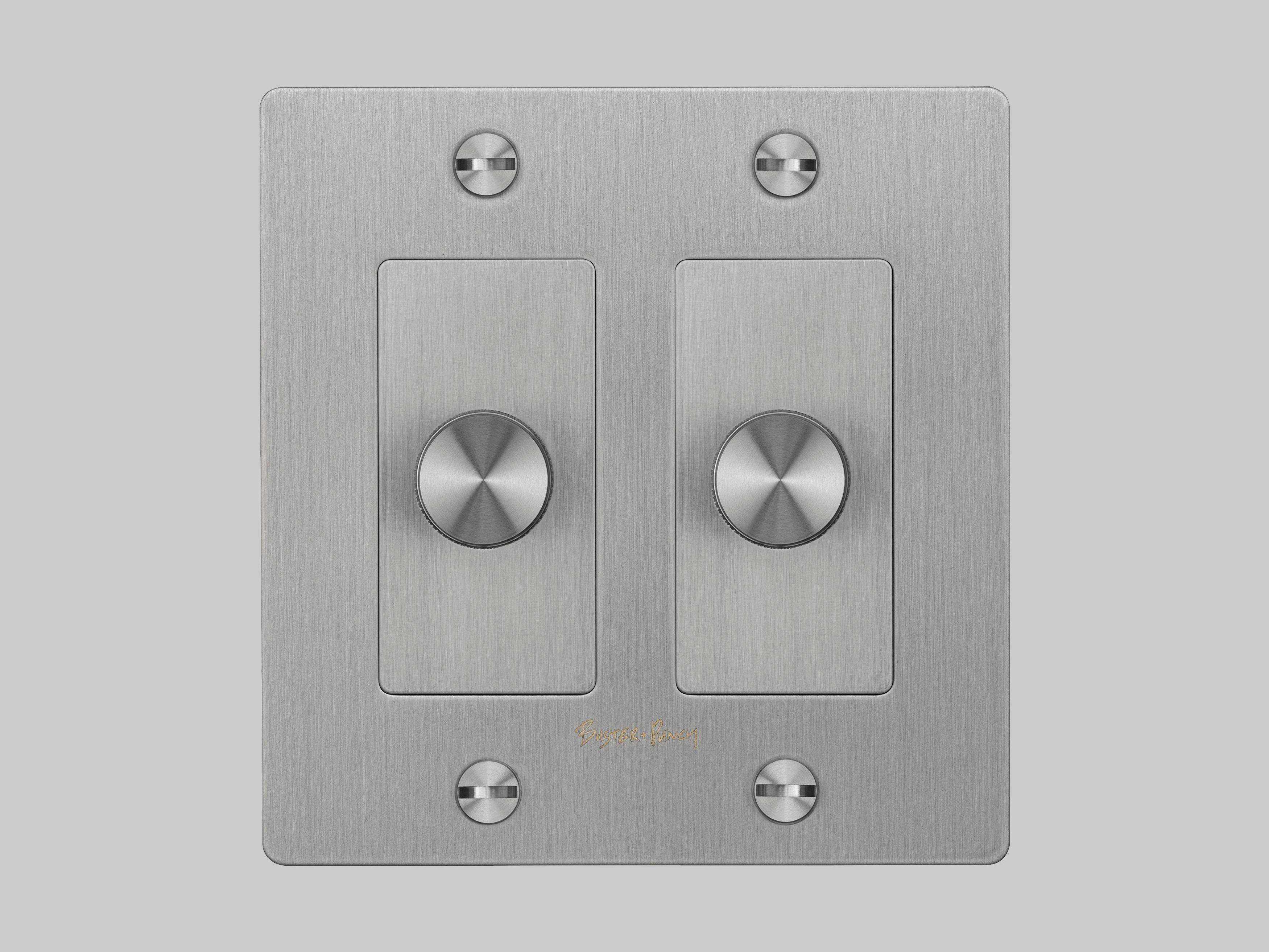 Buster + Punch 2G Steel Cross Dimmer