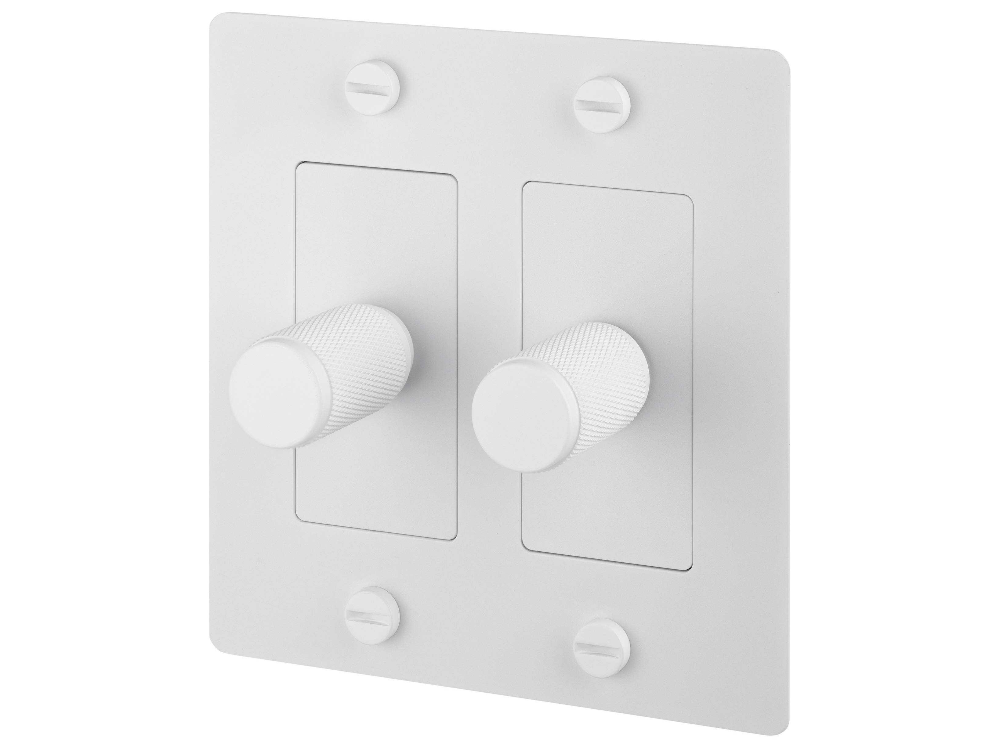 Buster + Punch 2G White Cross Dimmer
