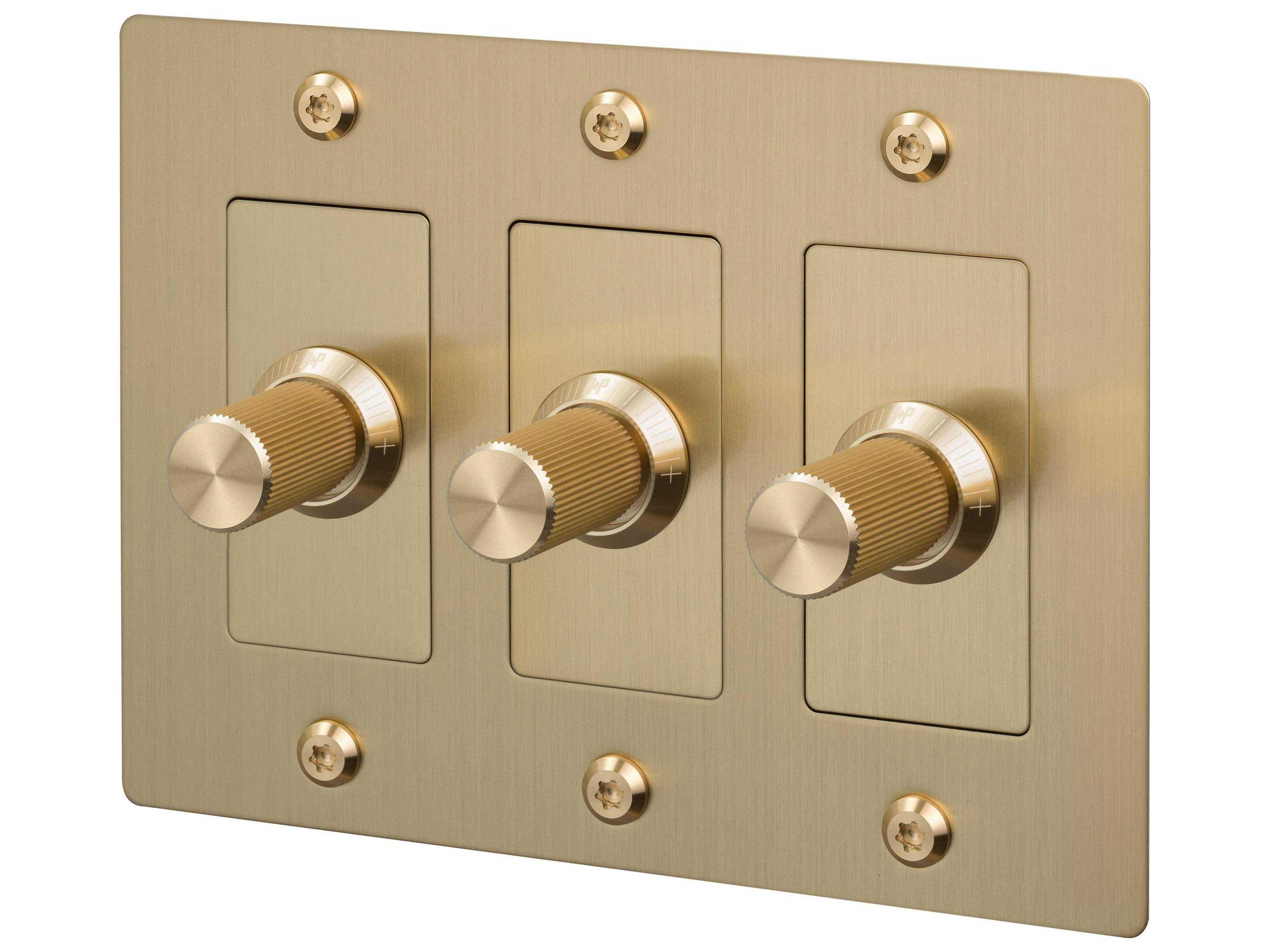 Buster + Punch 3G Brass Linear Dimmer