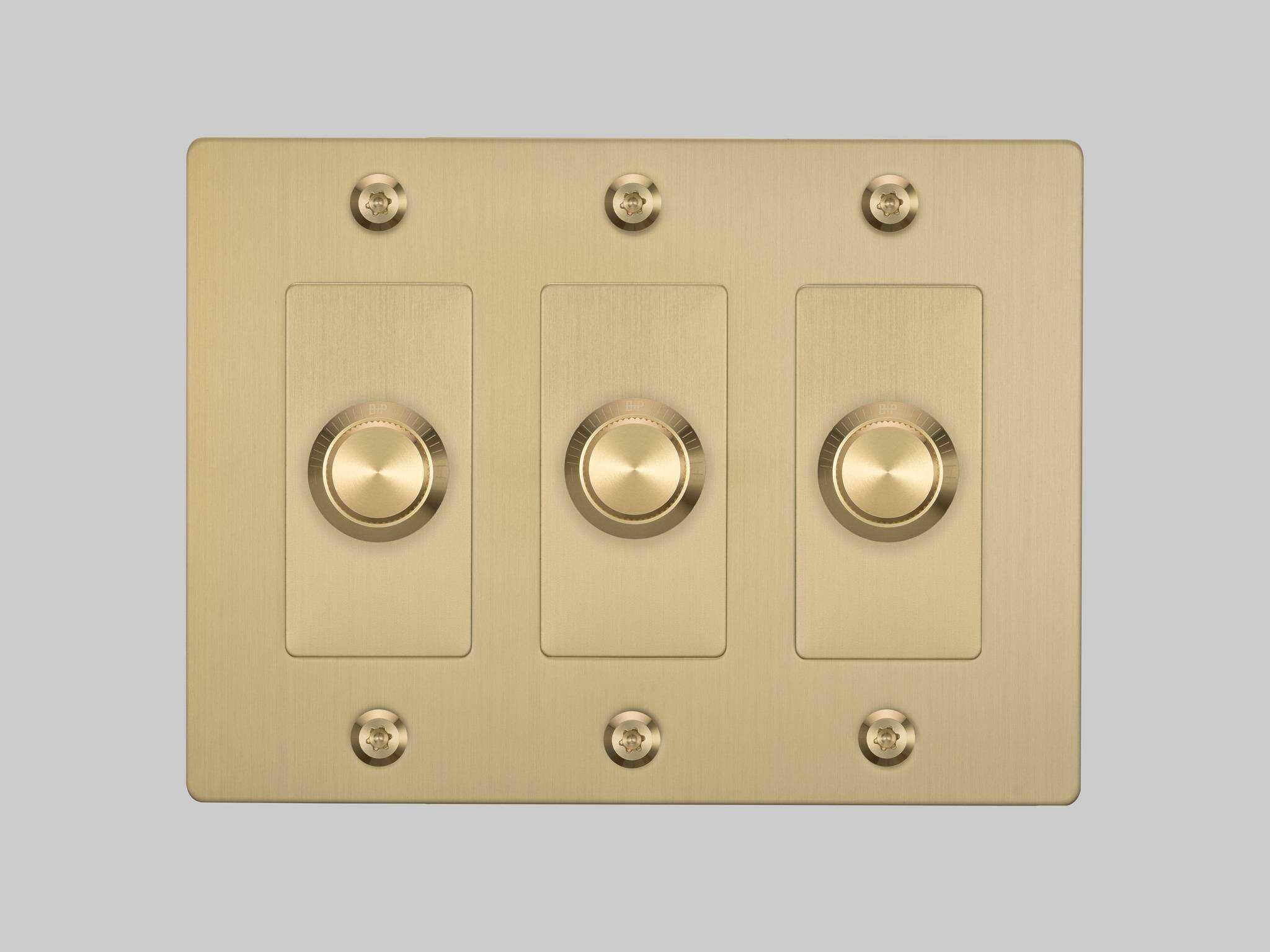 Buster + Punch 3G Brass Linear Dimmer