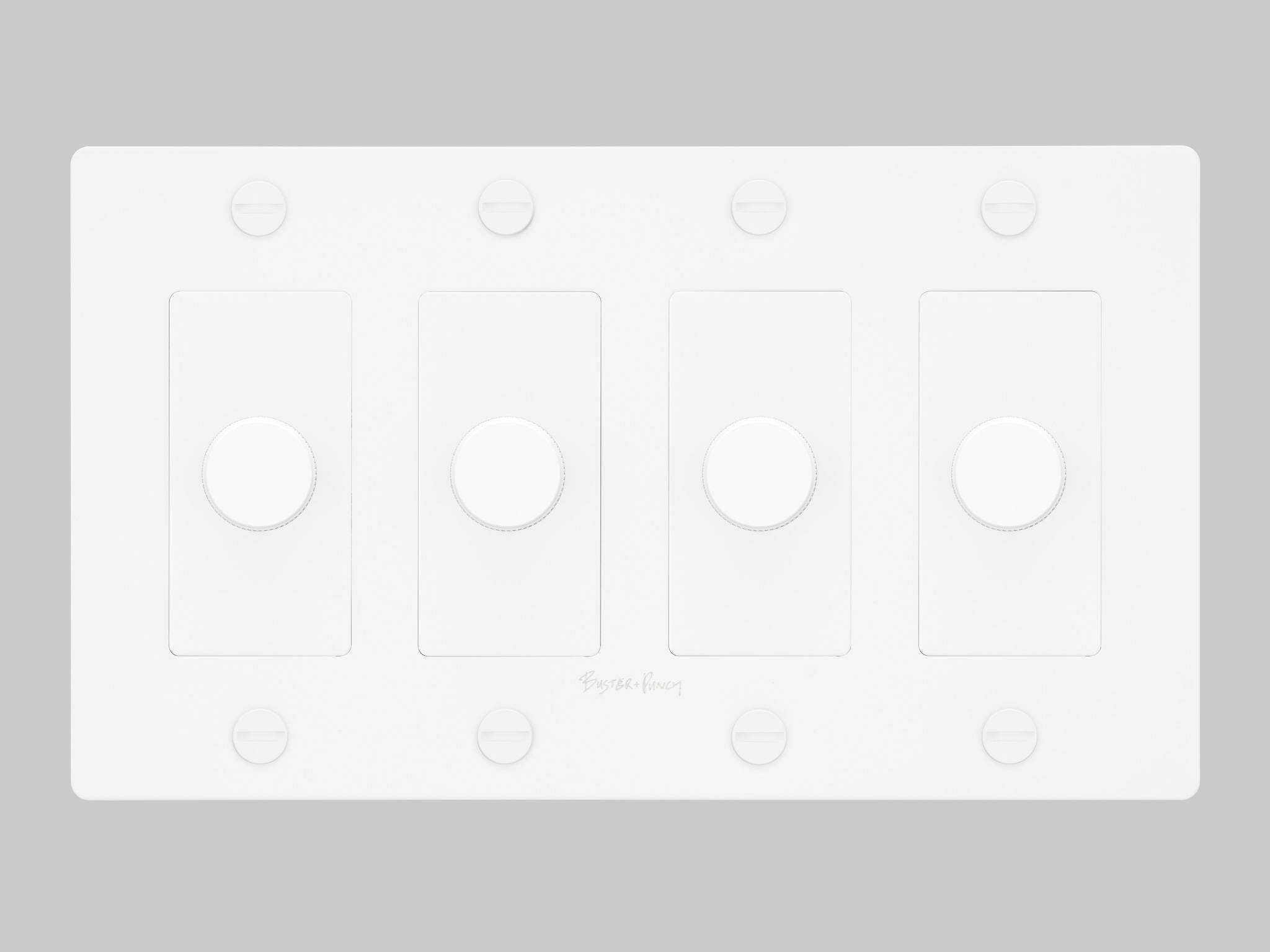 Buster + Punch 4G White Cross Dimmer