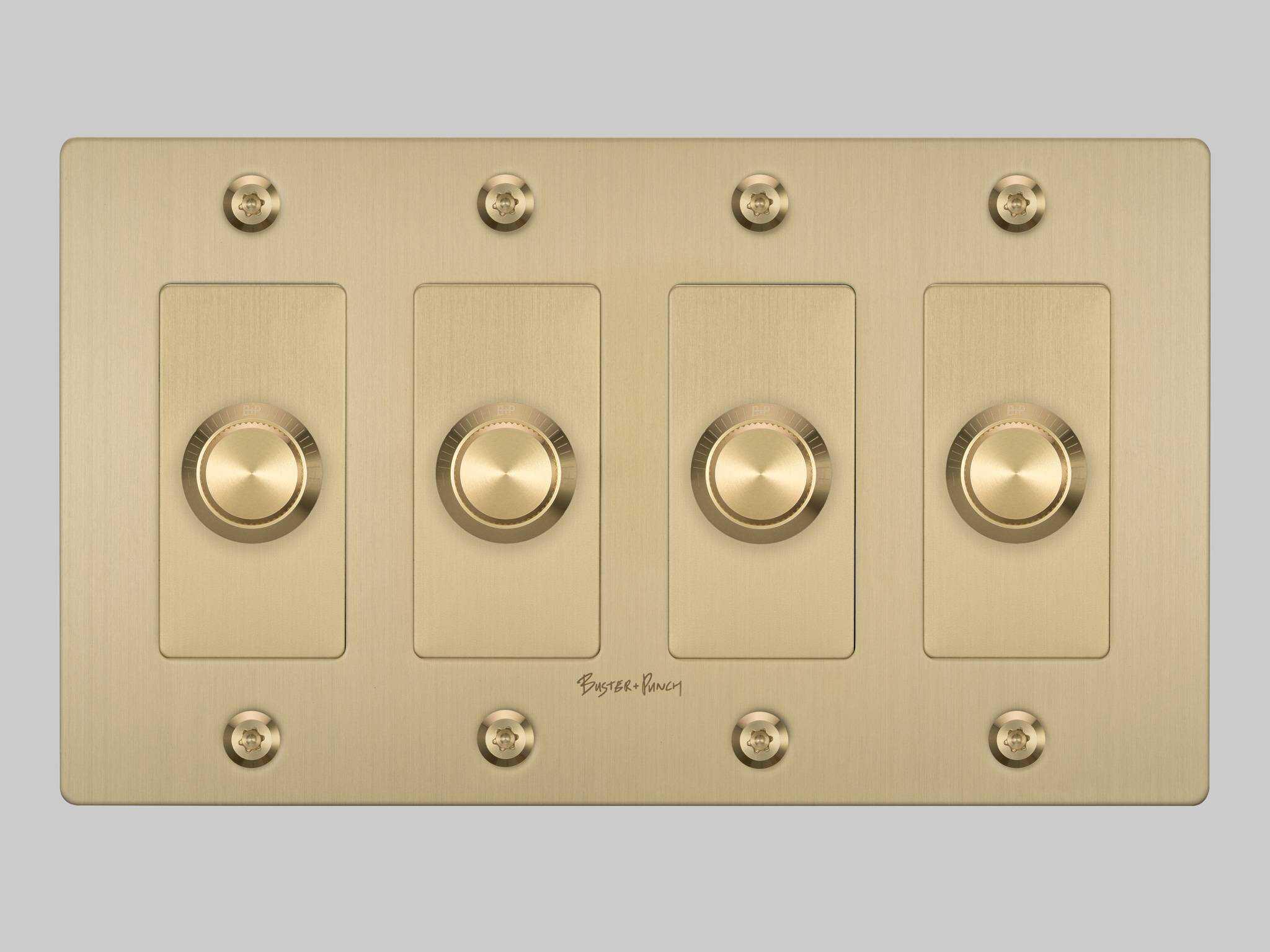 Buster + Punch 4G Brass Linear Dimmer