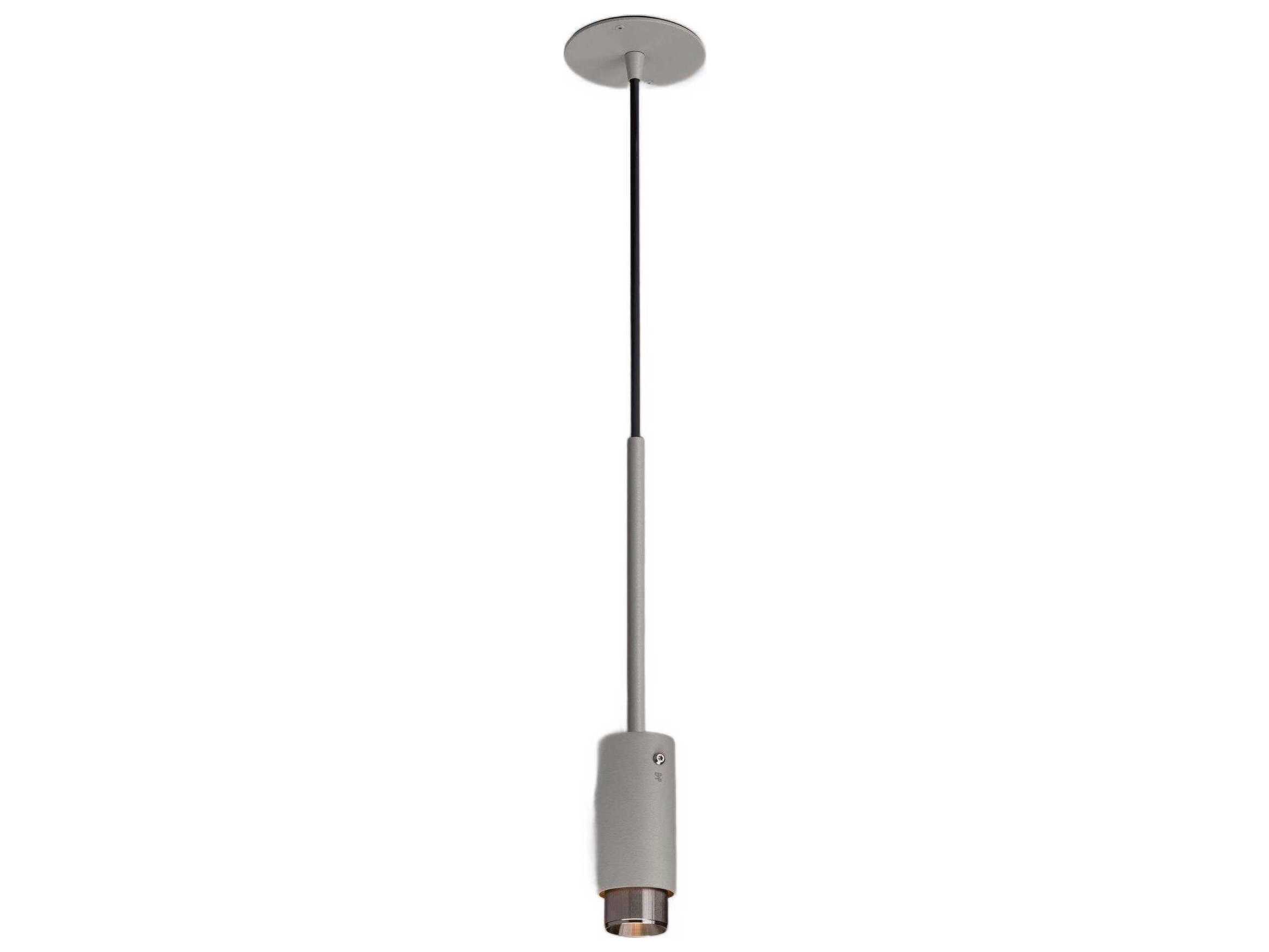 Buster + Punch Exhaust 1-Light Steel Gray Cylinder Mini Pendant