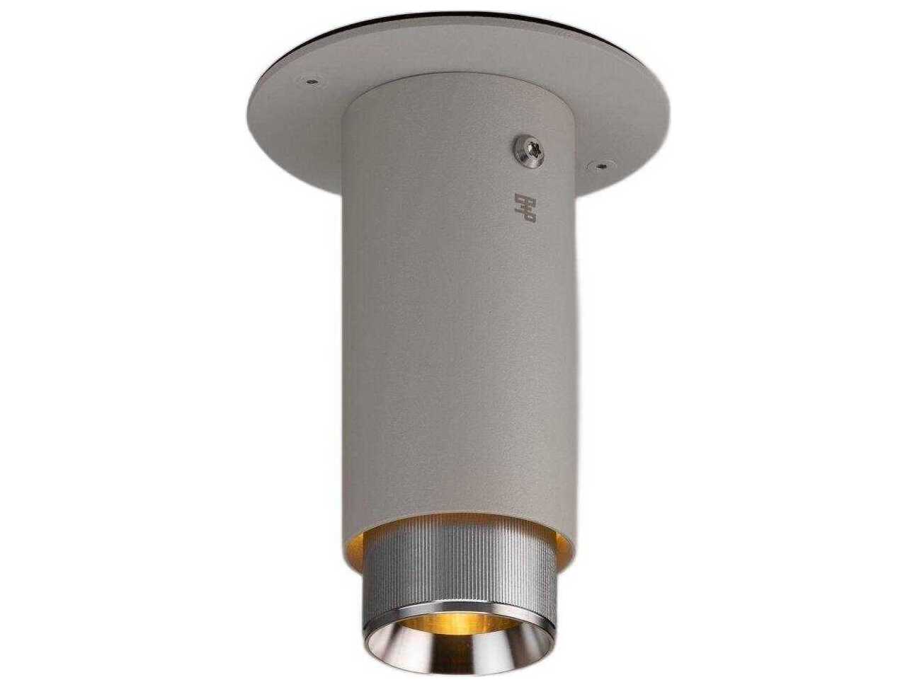 Buster + Punch Exhaust 1-Light Steel Gray Cylinder Flush Mount