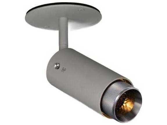 Buster + Punch Exhaust 1-Light Steel Gray Cylinder Spot Light