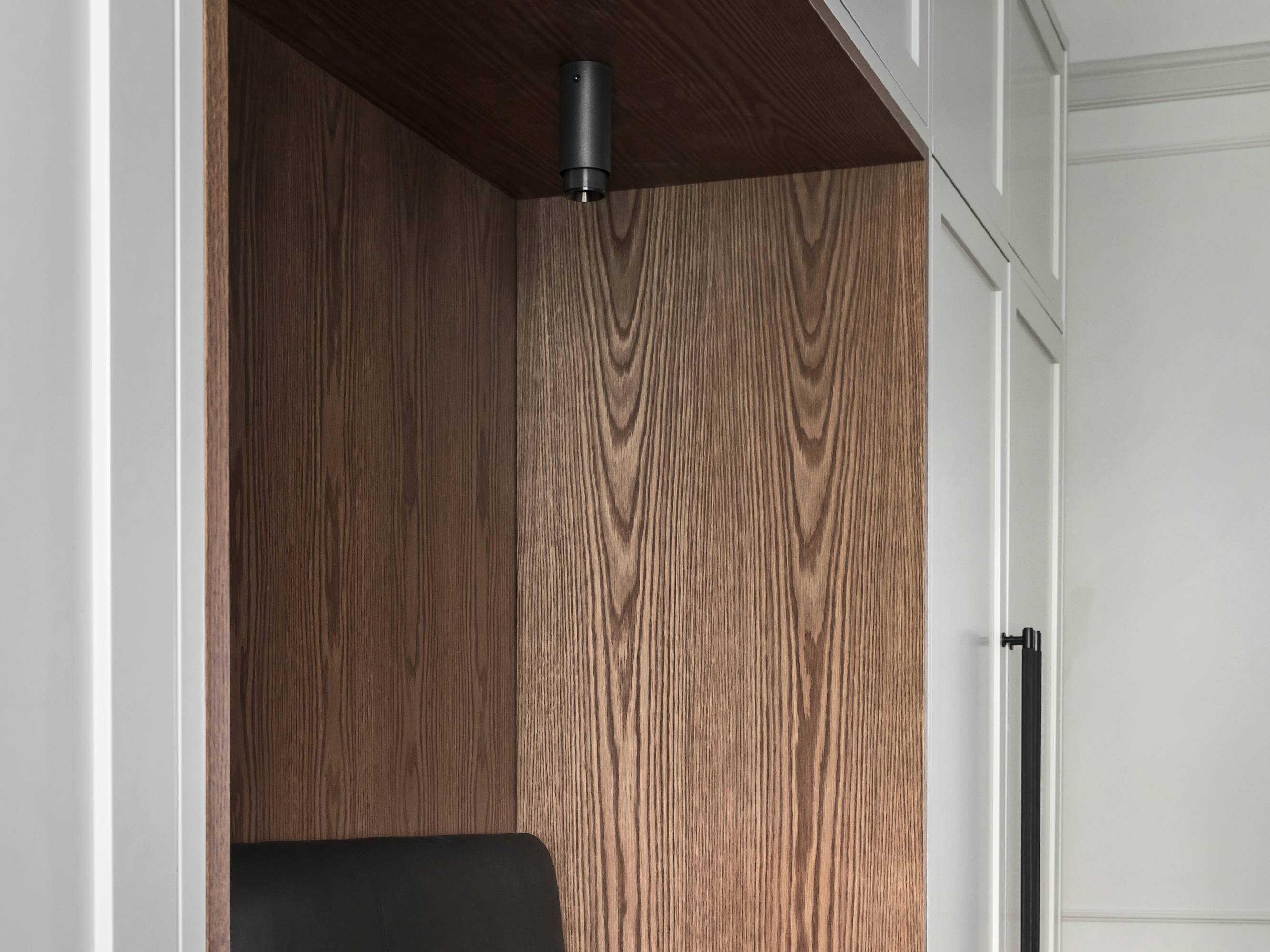 Buster + Punch Exhaust 1-Light Smoked Bronze Cylinder Flush Mount