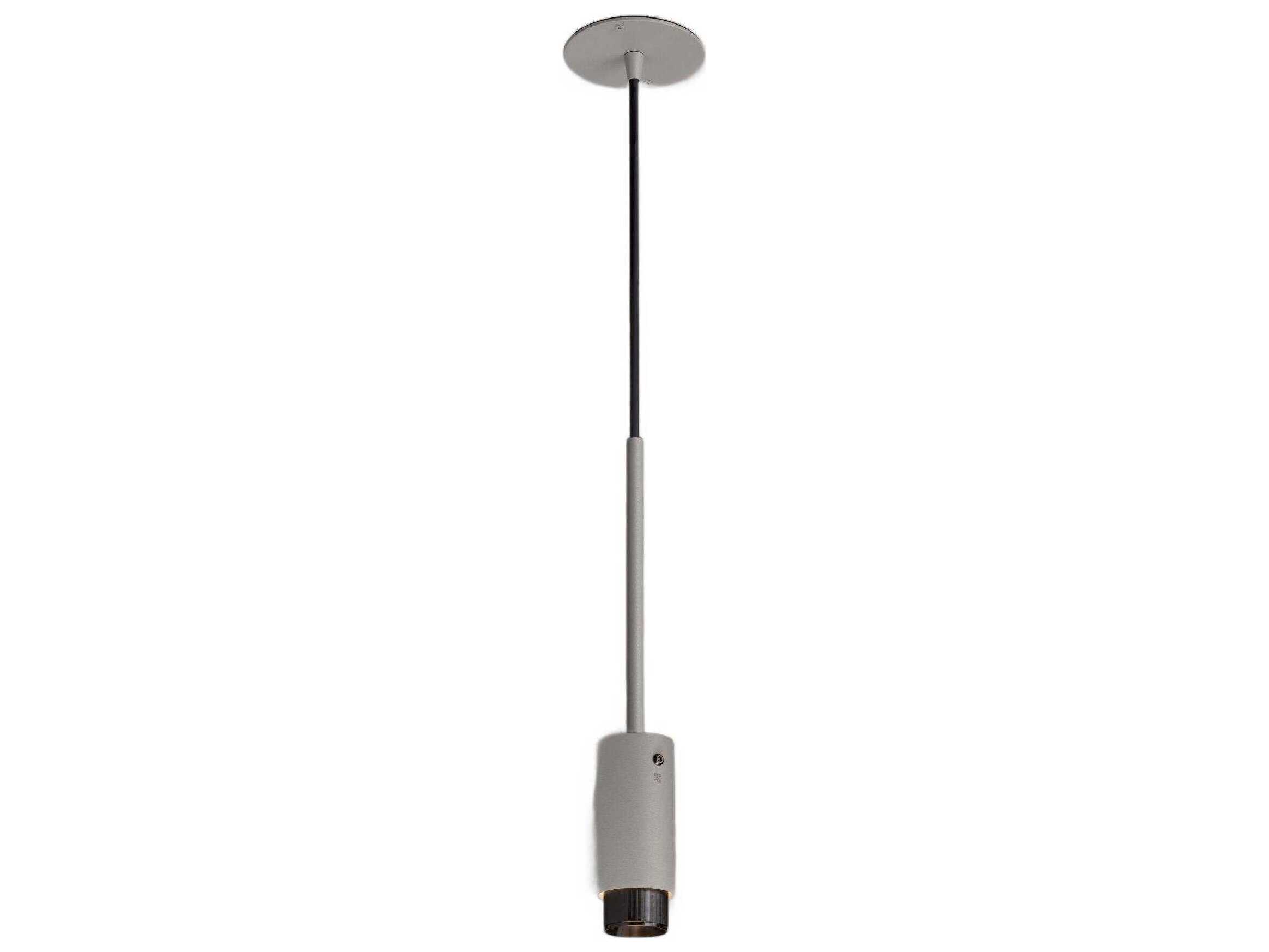 Buster + Punch Exhaust 1-Light Gun Metal Gray Cylinder Mini Pendant