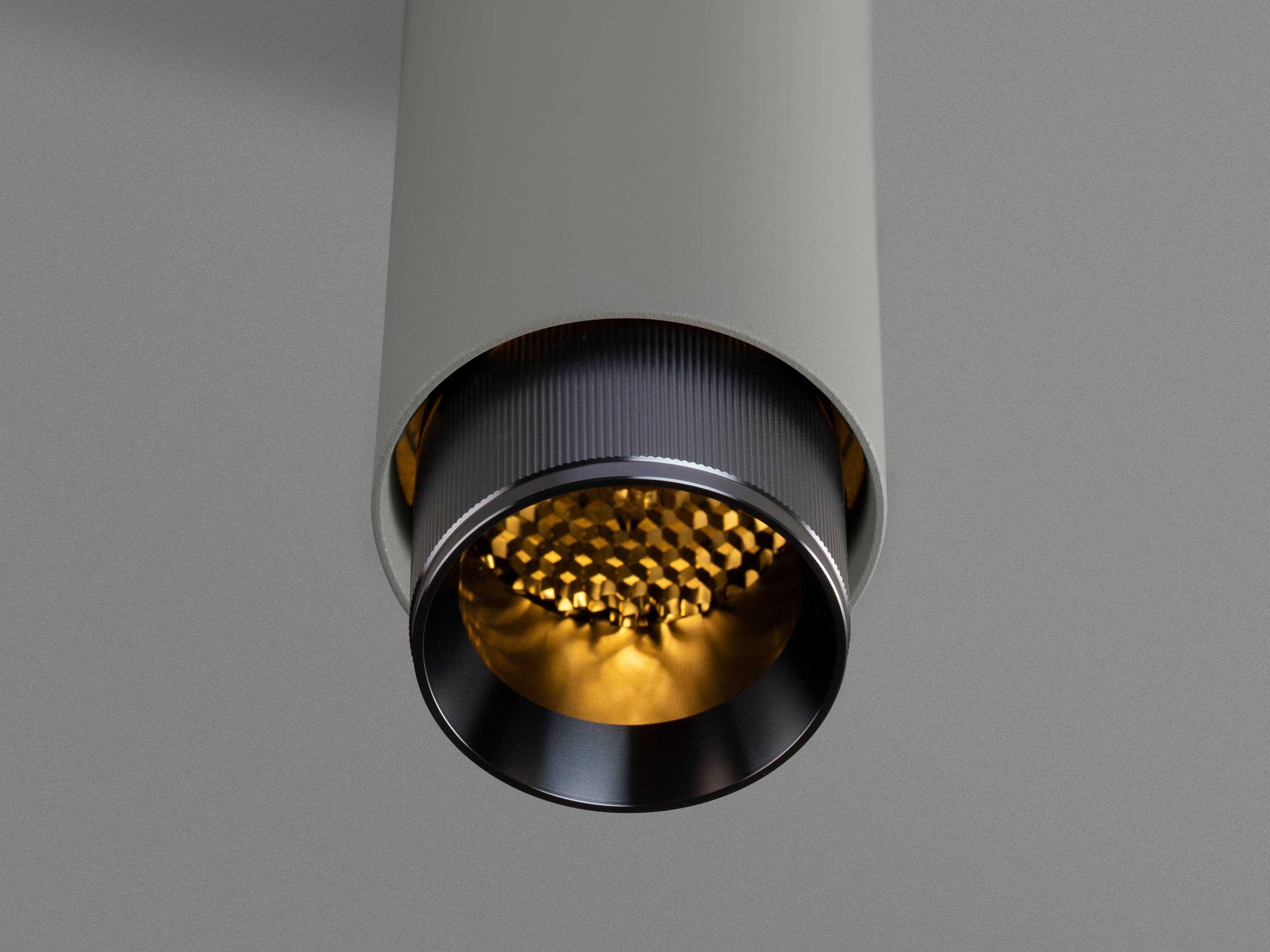 Buster + Punch Exhaust 1-Light Gun Metal Gray Cylinder Mini Pendant