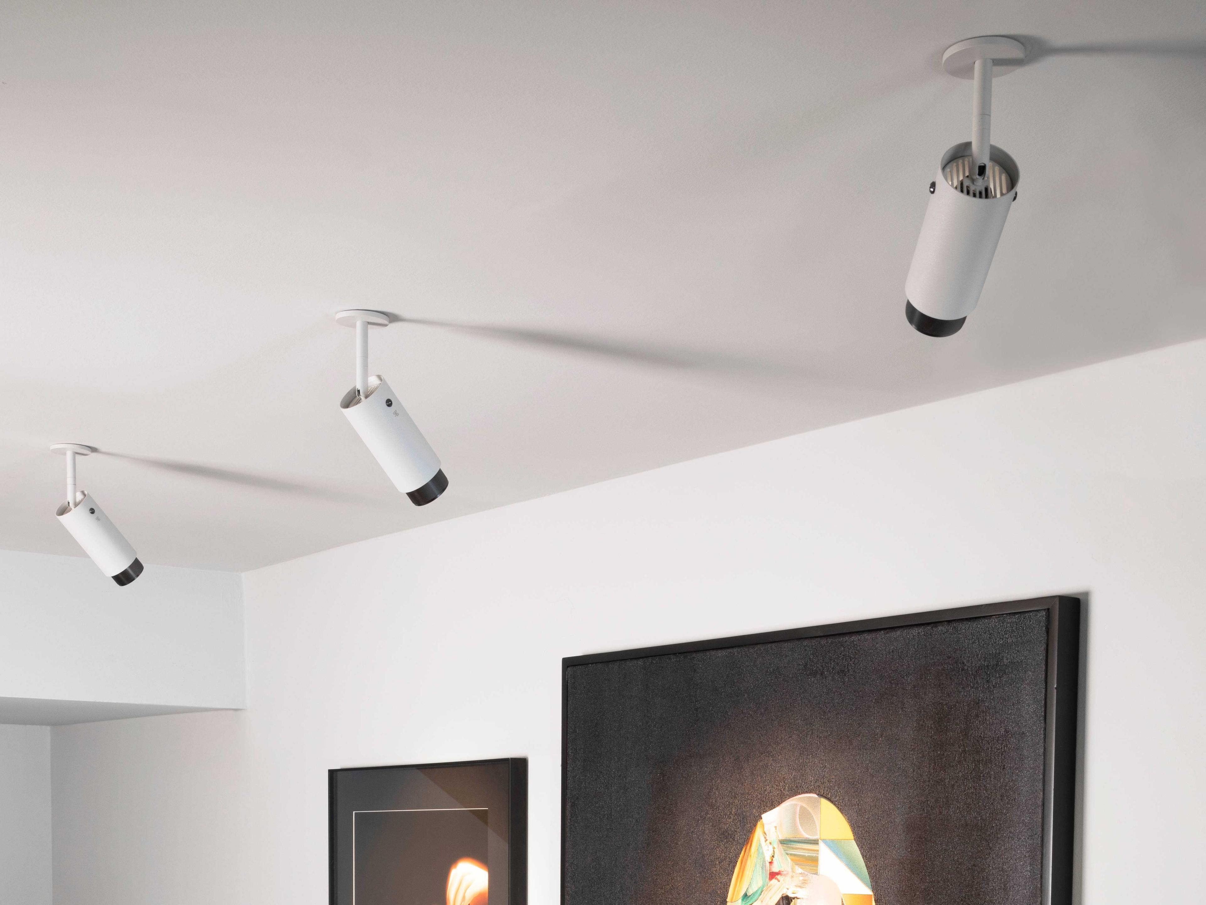 Buster + Punch Exhaust 1-Light Gun Metal Gray Cylinder Spot Light