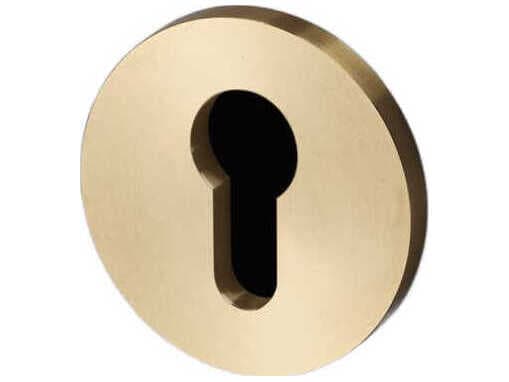 Buster + Punch Brass Euro Cylinder Key Escutcheon