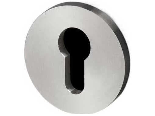 Buster + Punch Steel Euro Cylinder Key Escutcheon