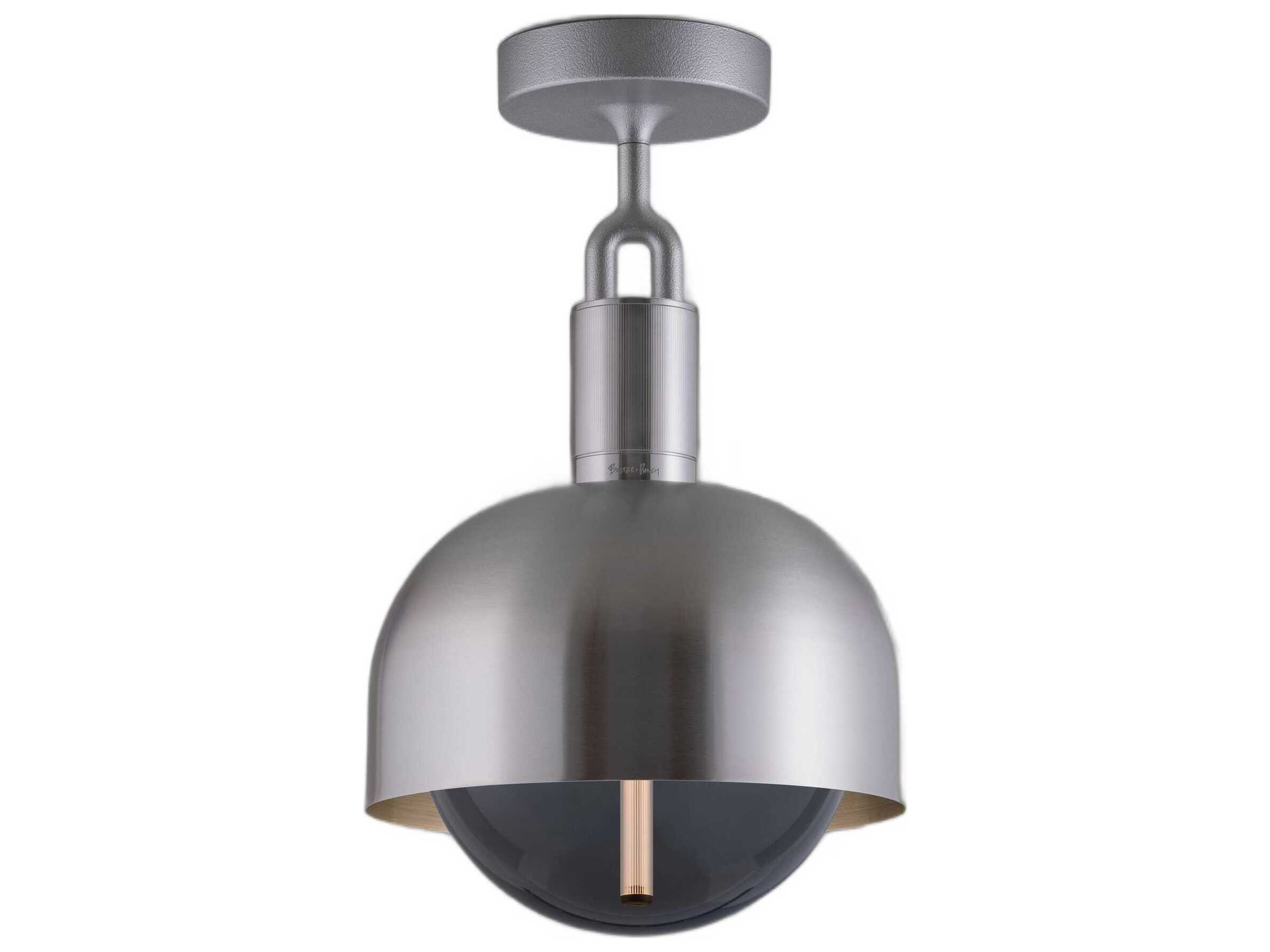 Buster + Punch Forked 1-Light Steel Semi Flush Mount