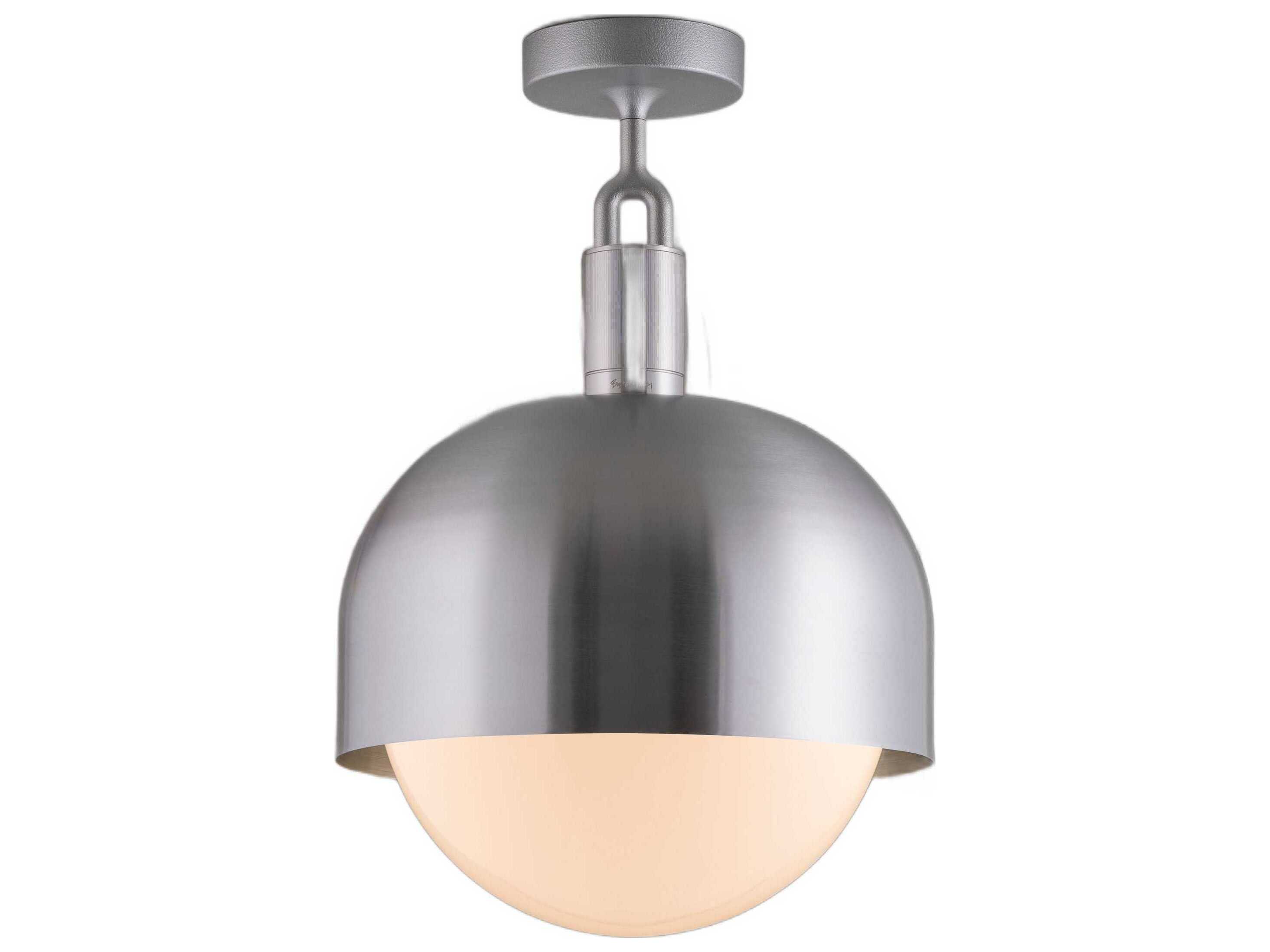 Buster + Punch Forked 1-Light Steel Semi Flush Mount