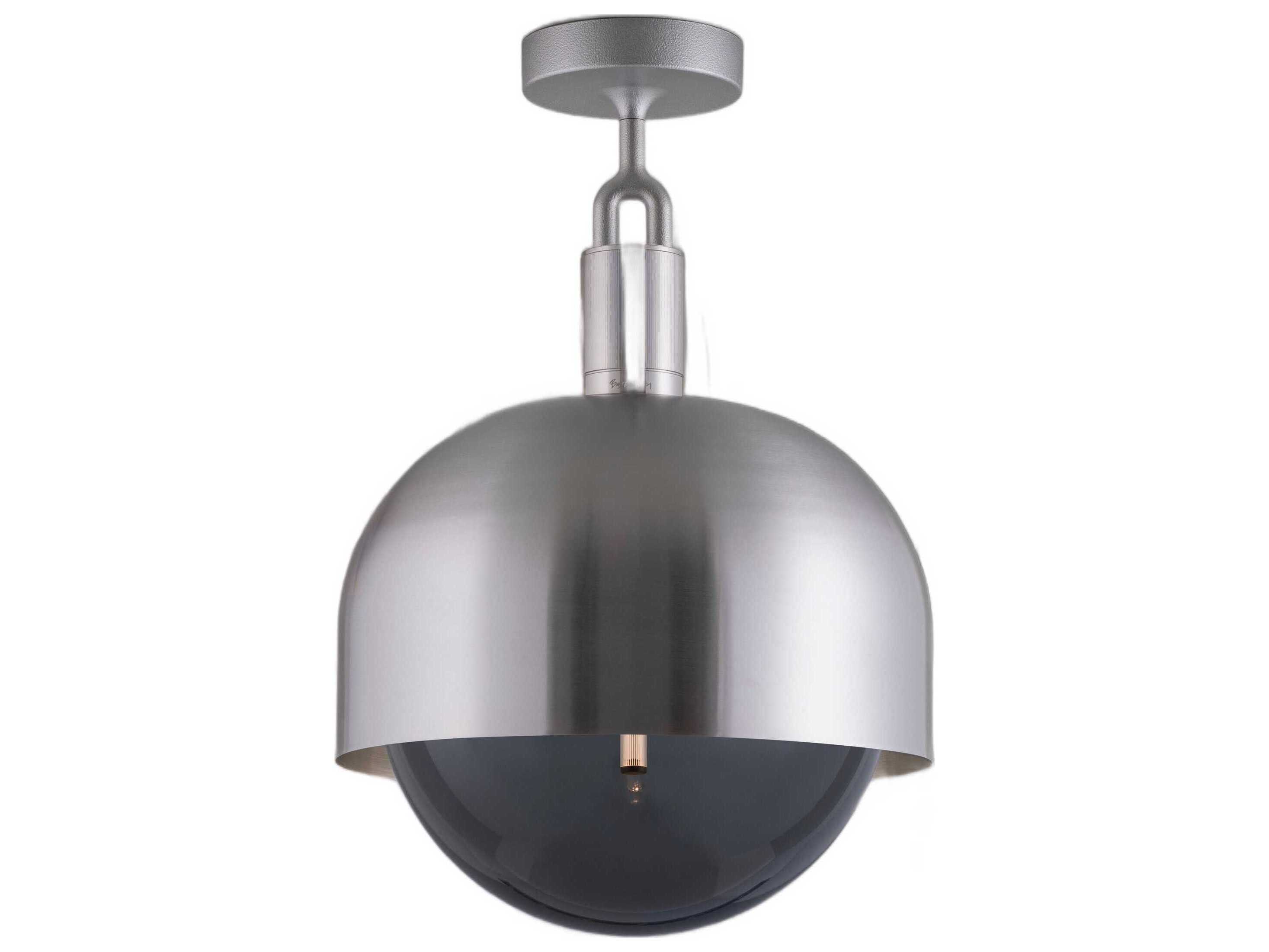 Buster + Punch Forked 1-Light Steel Semi Flush Mount