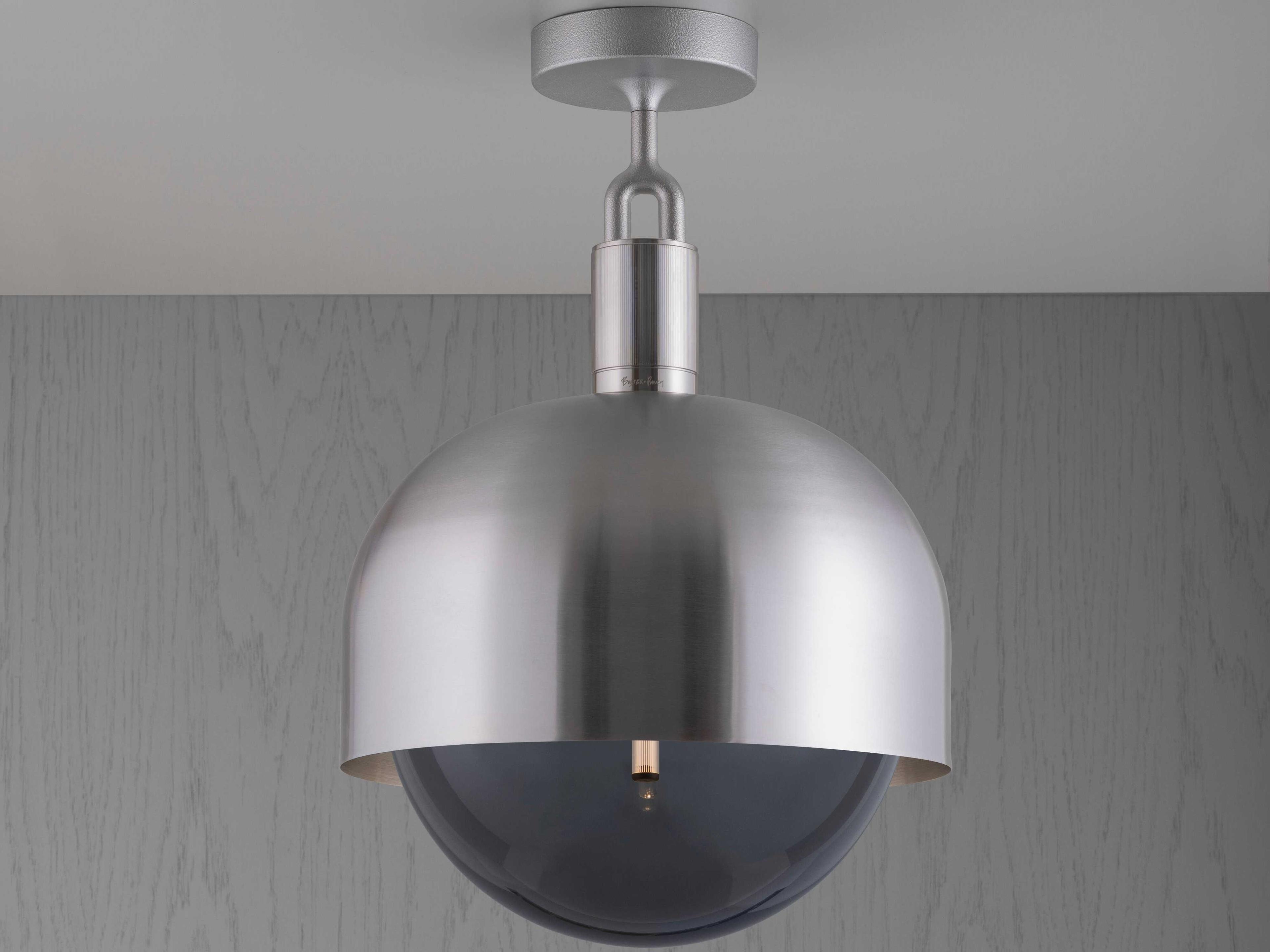 Buster + Punch Forked 1-Light Steel Semi Flush Mount