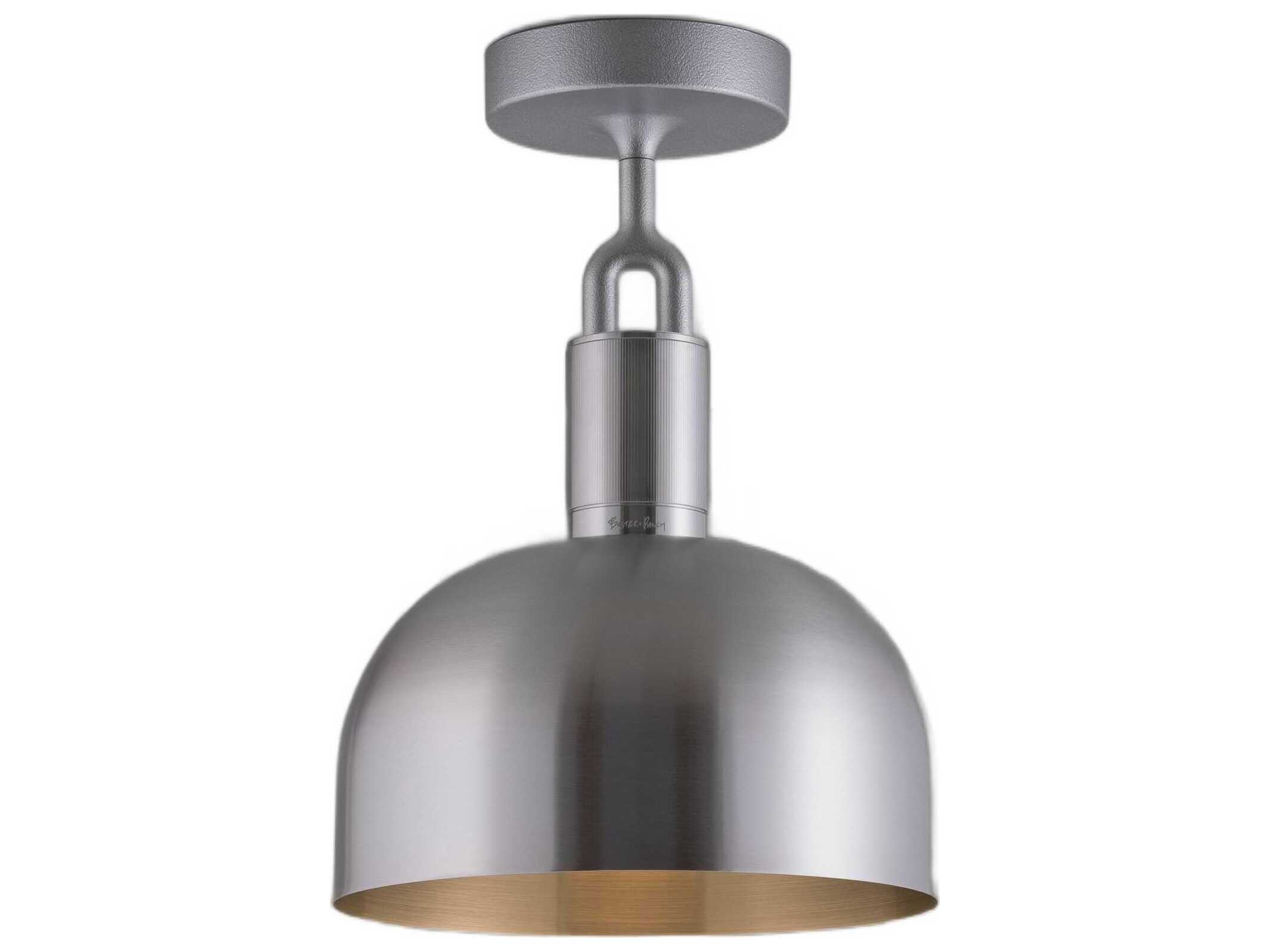 Buster + Punch Forked 1-Light Steel Semi Flush Mount