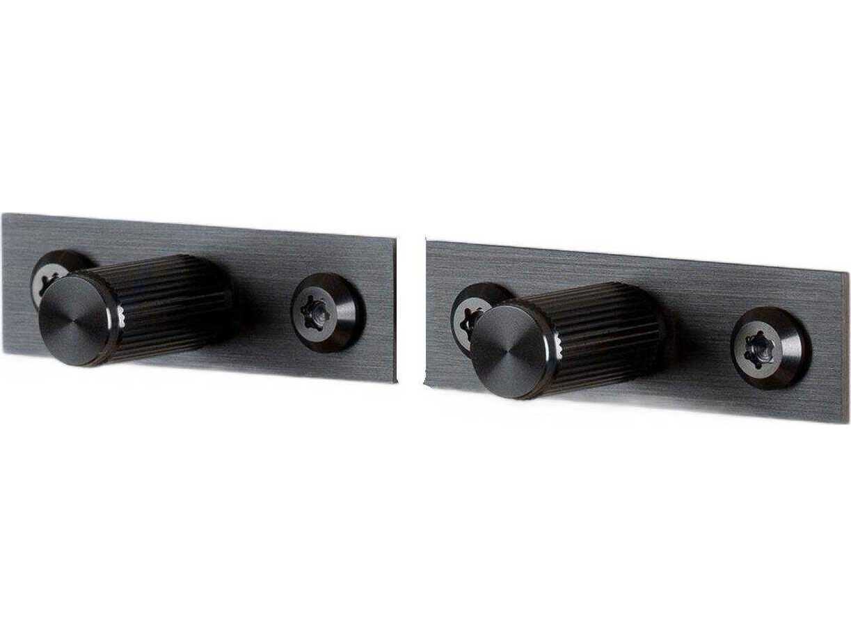 Buster + Punch Gun Metal Linear Plated Furniture Knob