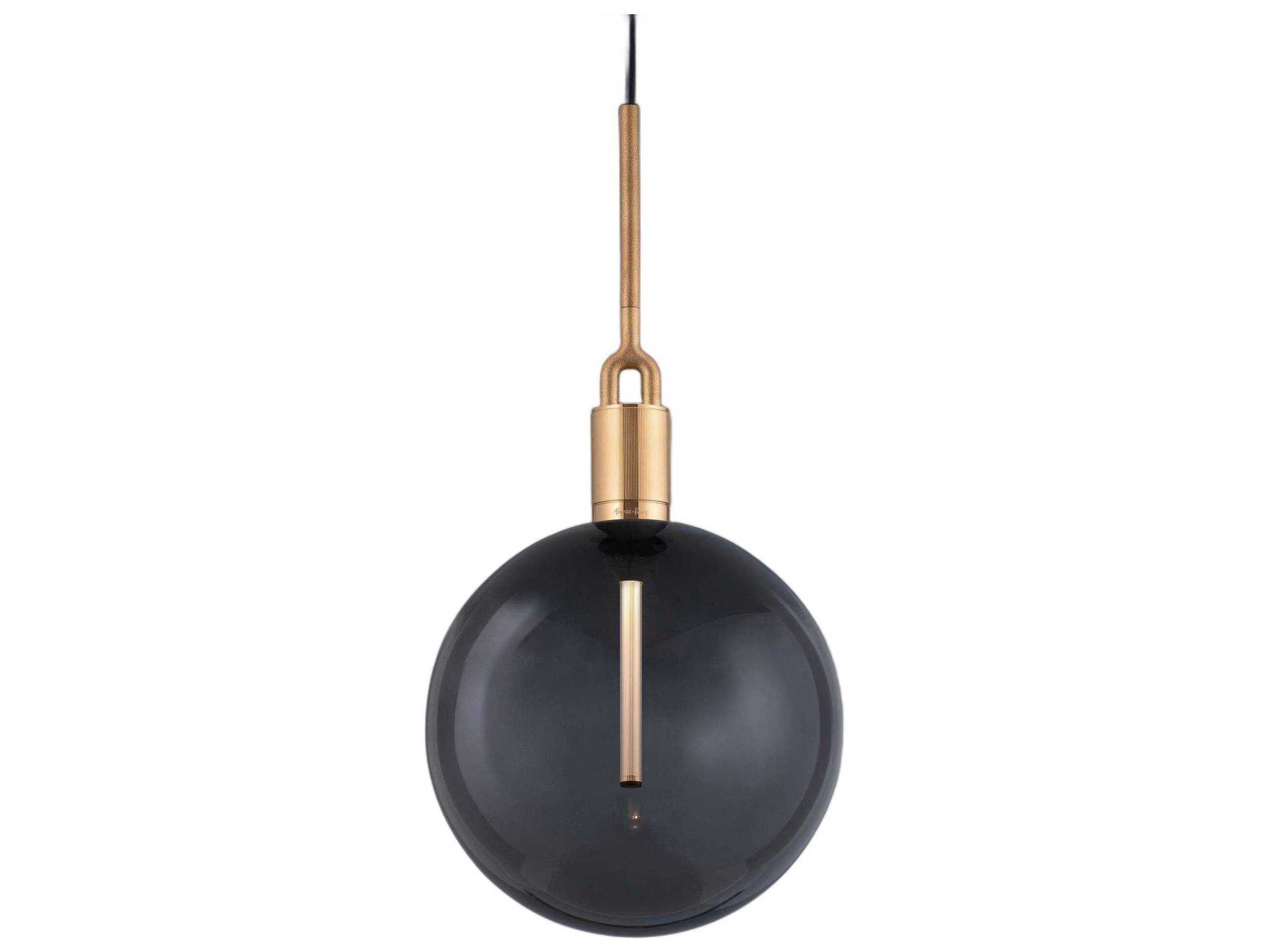 Buster + Punch Forked 1-Light Brass Linear Mini Pendant
