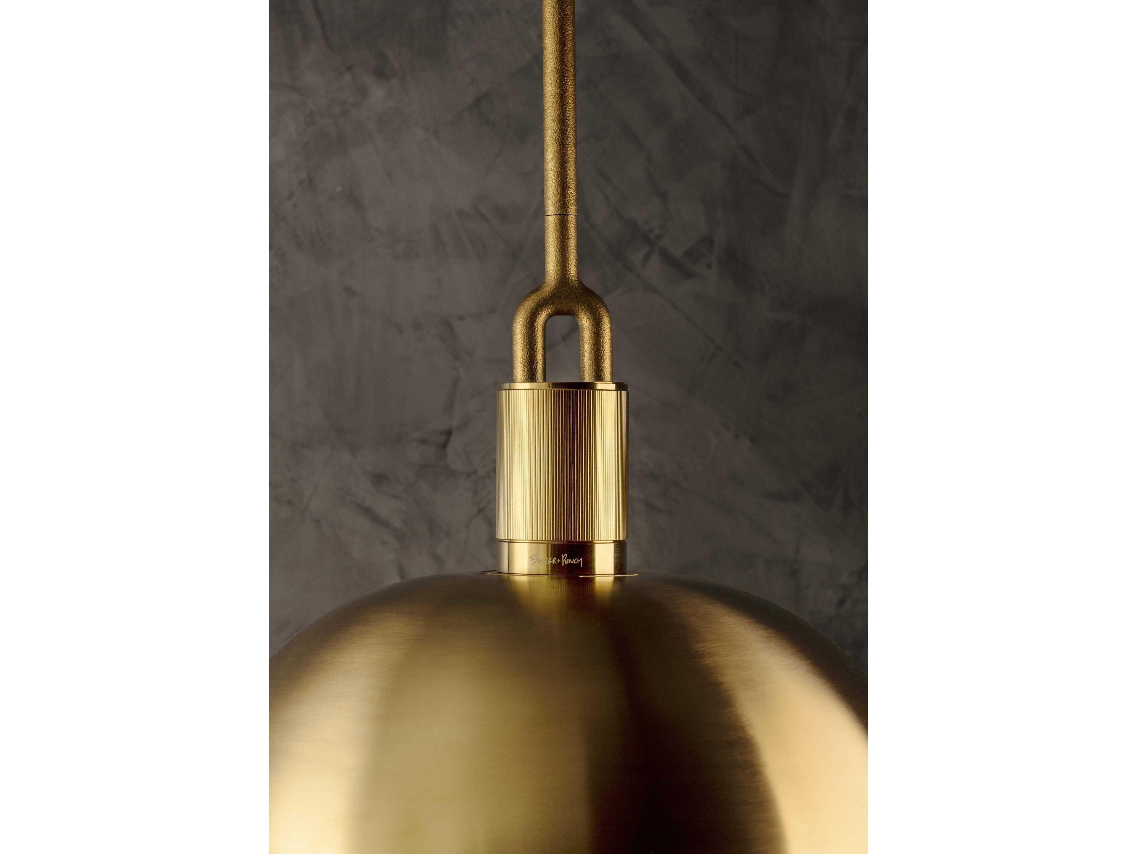 Buster + Punch Forked 1-Light Brass Linear Mini Pendant