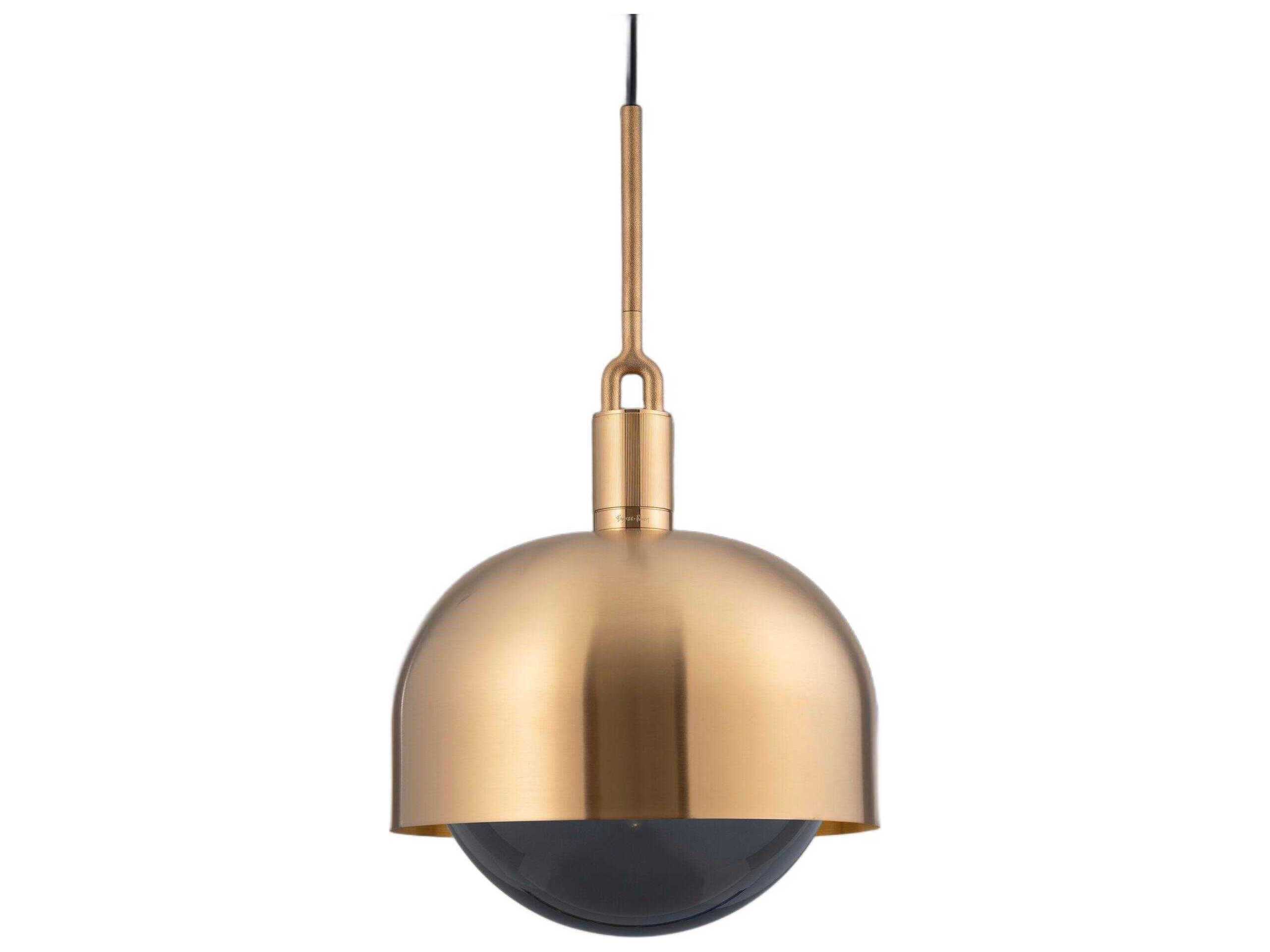 Buster + Punch Forked 1-Light Brass Pendant