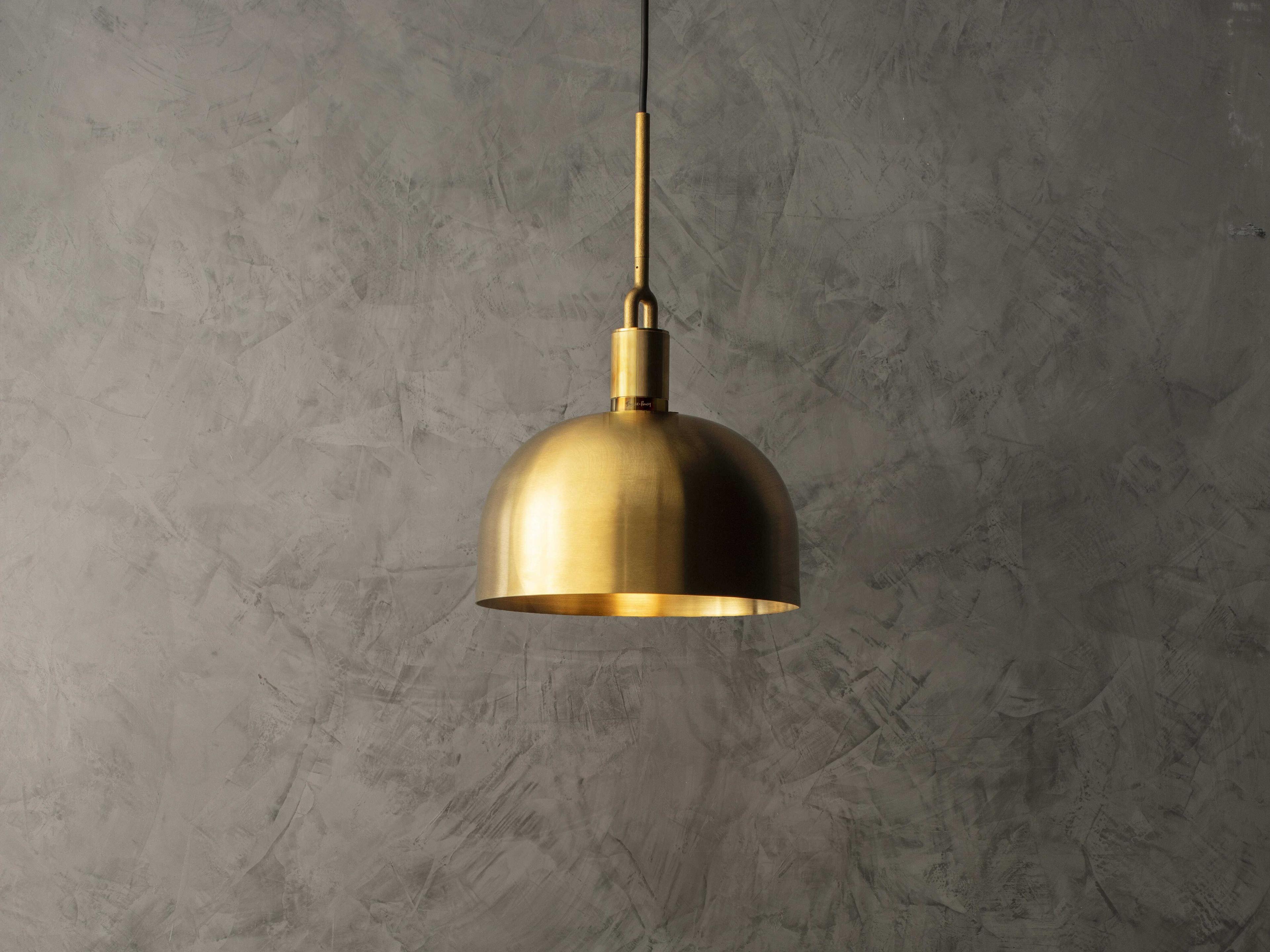 Buster + Punch Forked 1-Light Brass Mini Pendant