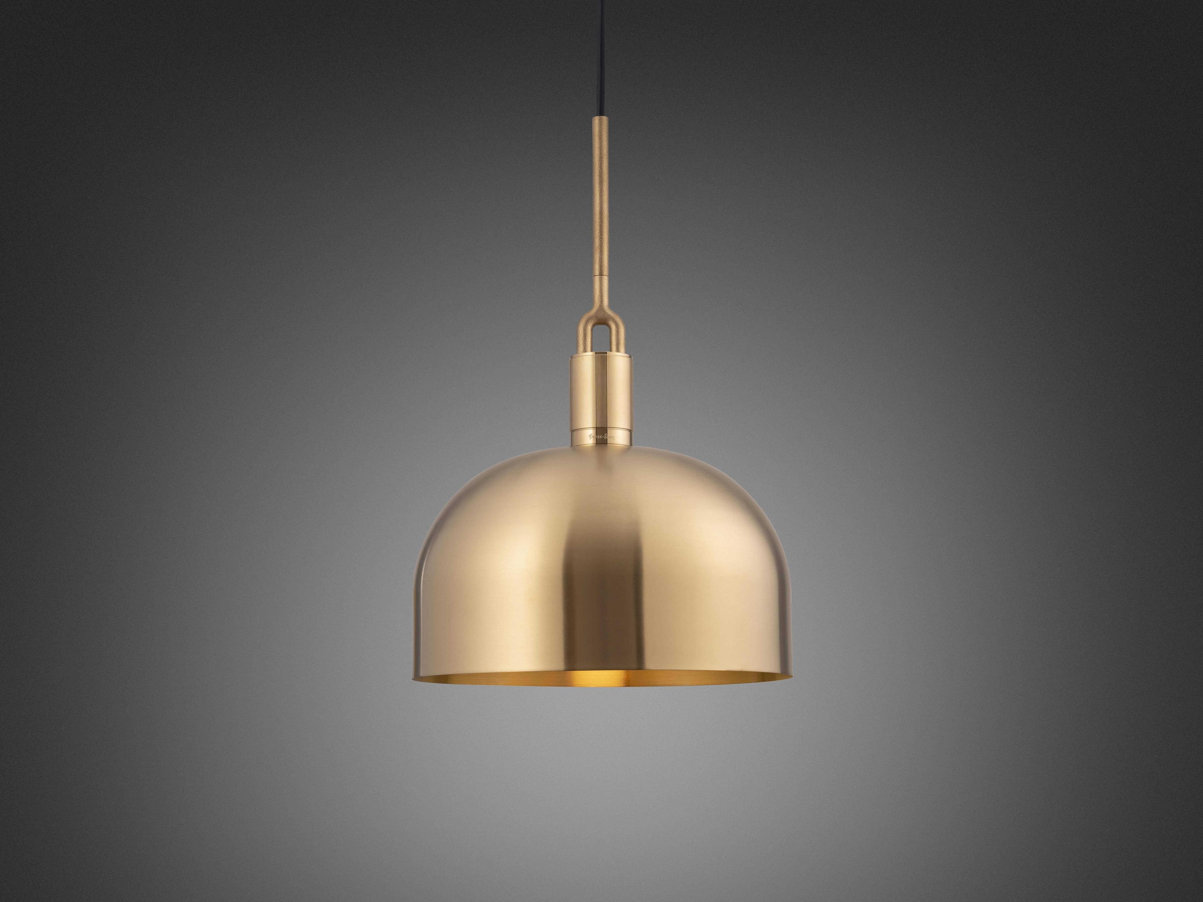 Buster + Punch Forked 1-Light Brass Pendant