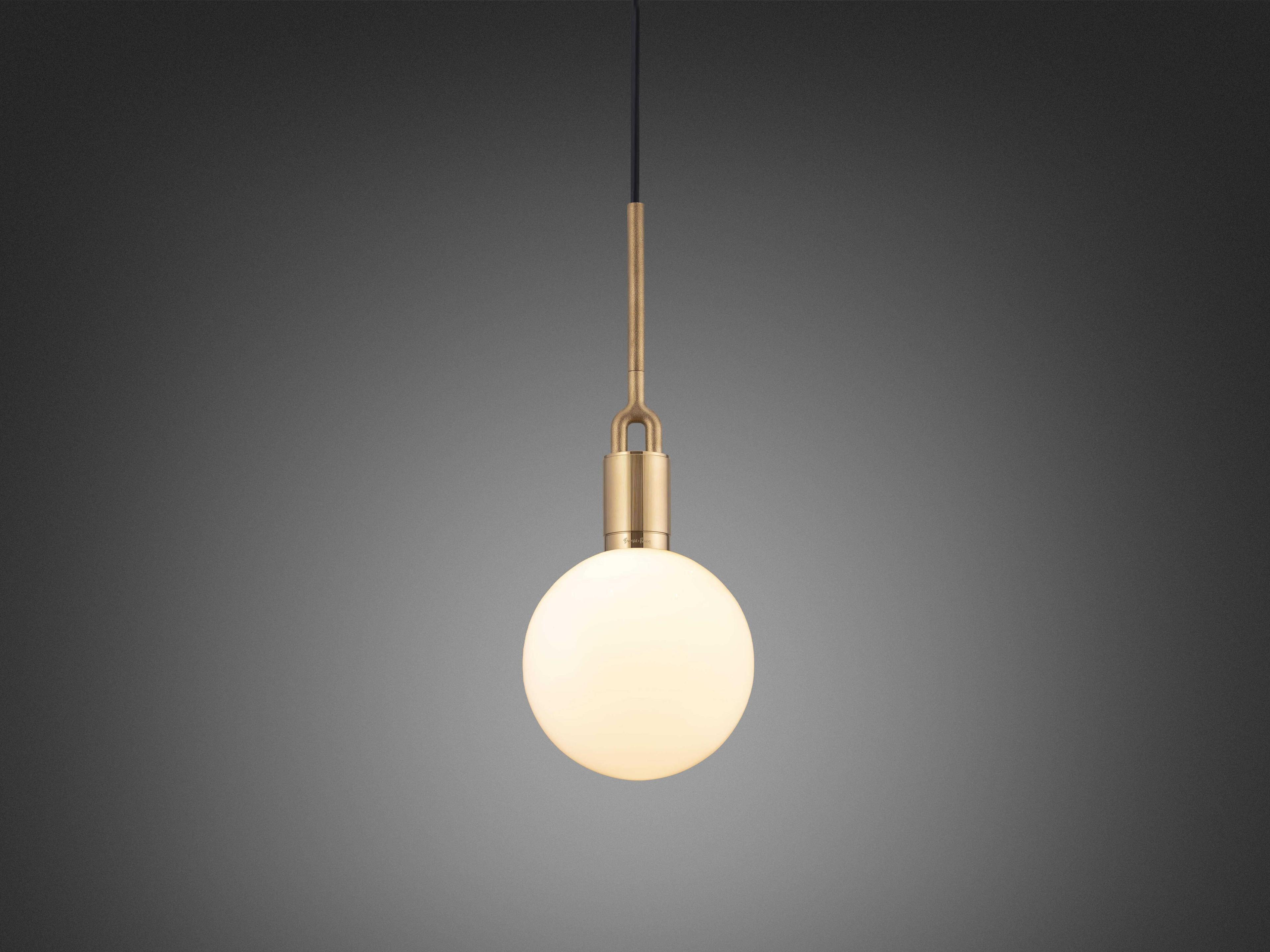 Buster + Punch Forked 1-Light Brass Globe Mini Pendant