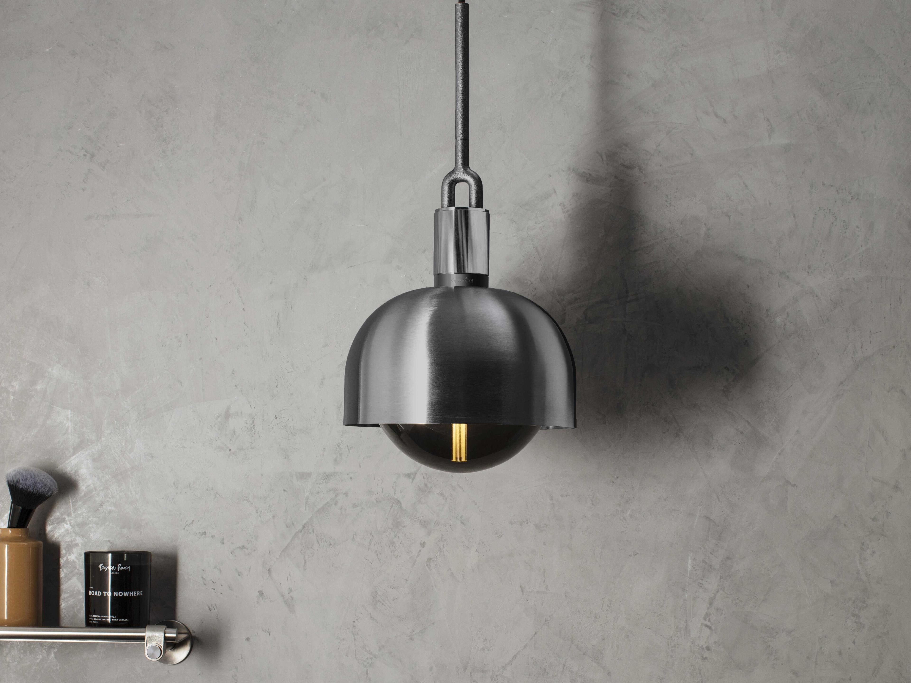 Buster + Punch Forked 1-Light Steel Mini Pendant