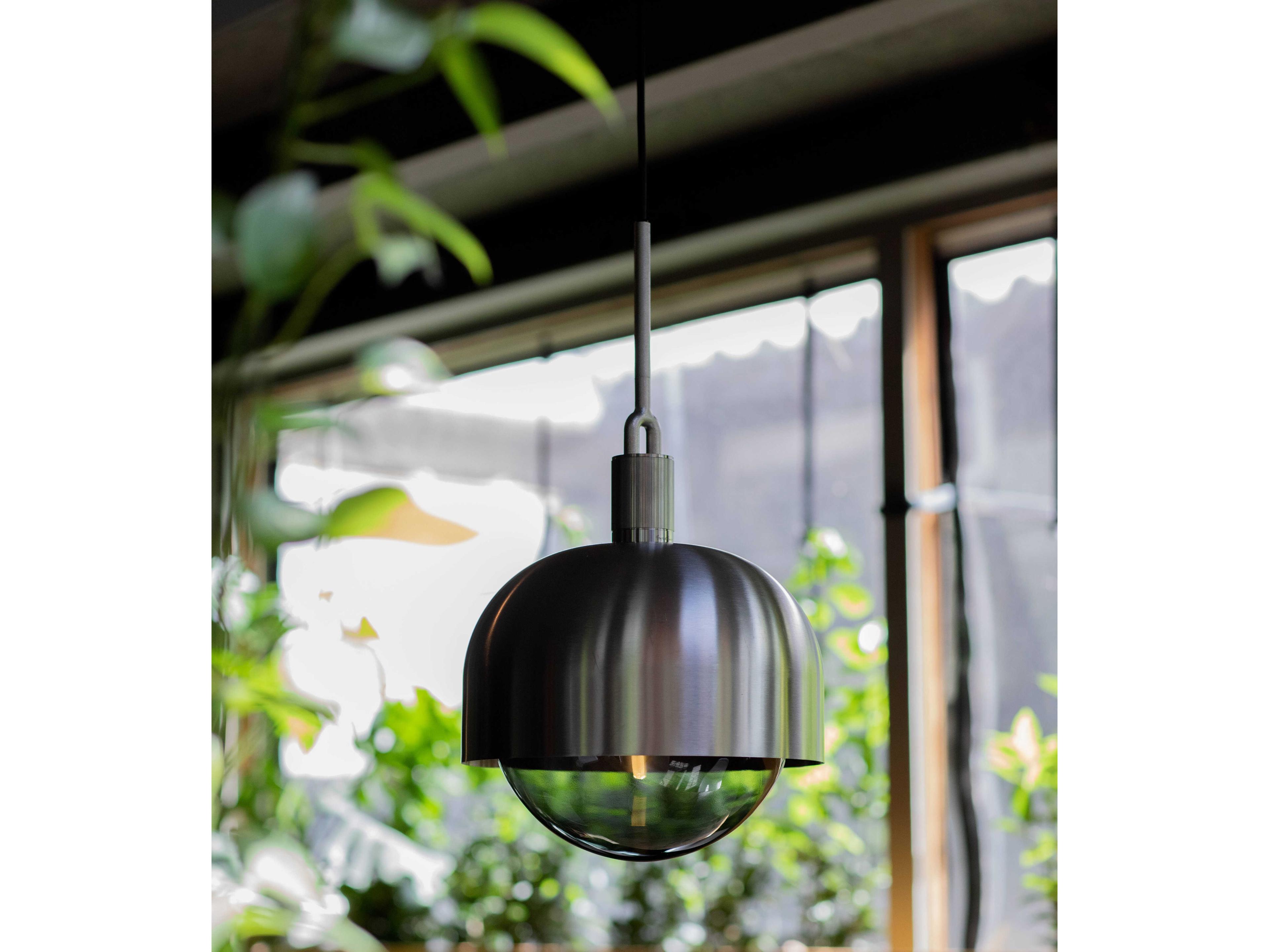 Buster + Punch Forked 1-Light Steel Pendant