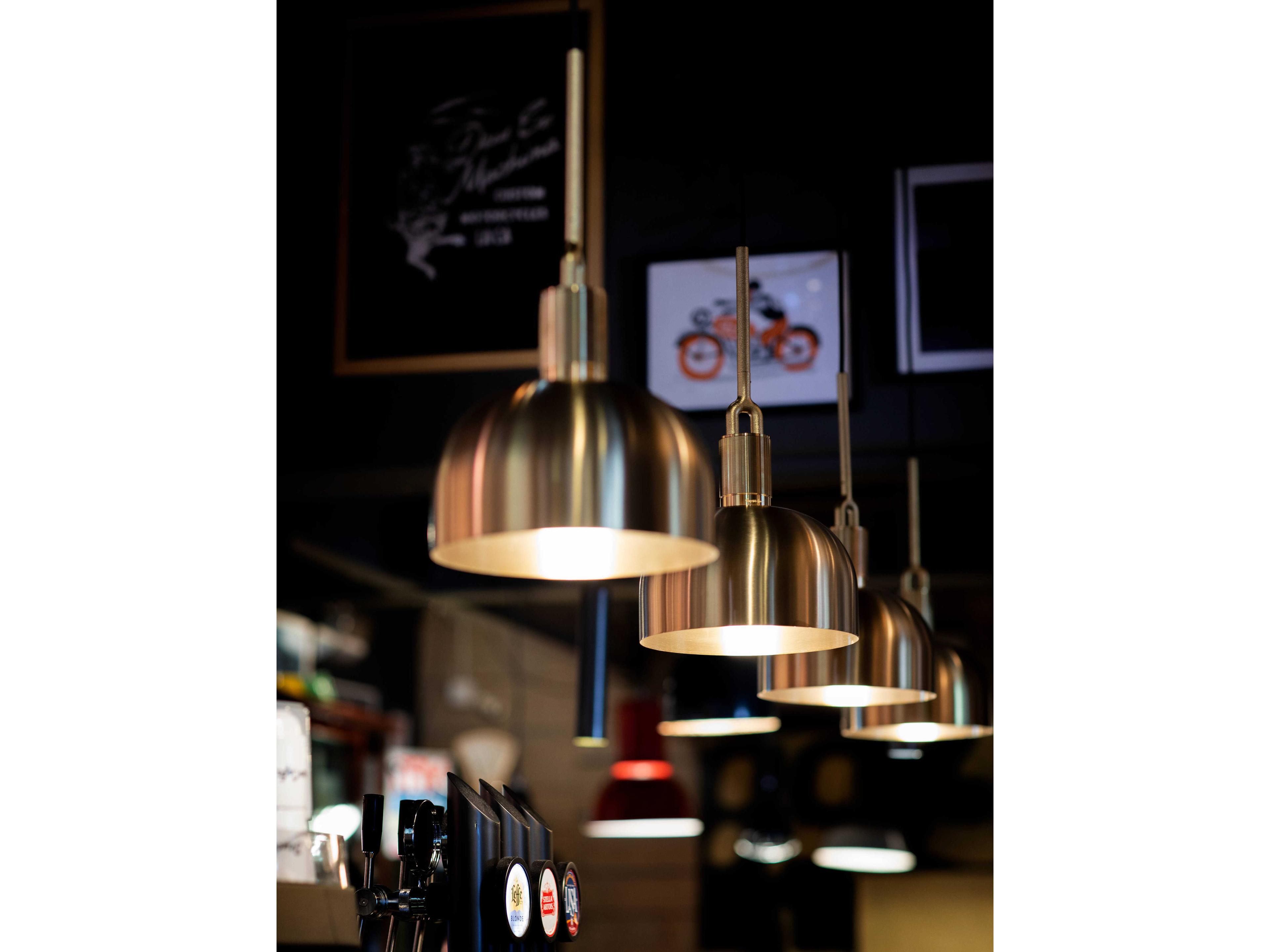 Buster + Punch Forked 1-Light Steel Mini Pendant