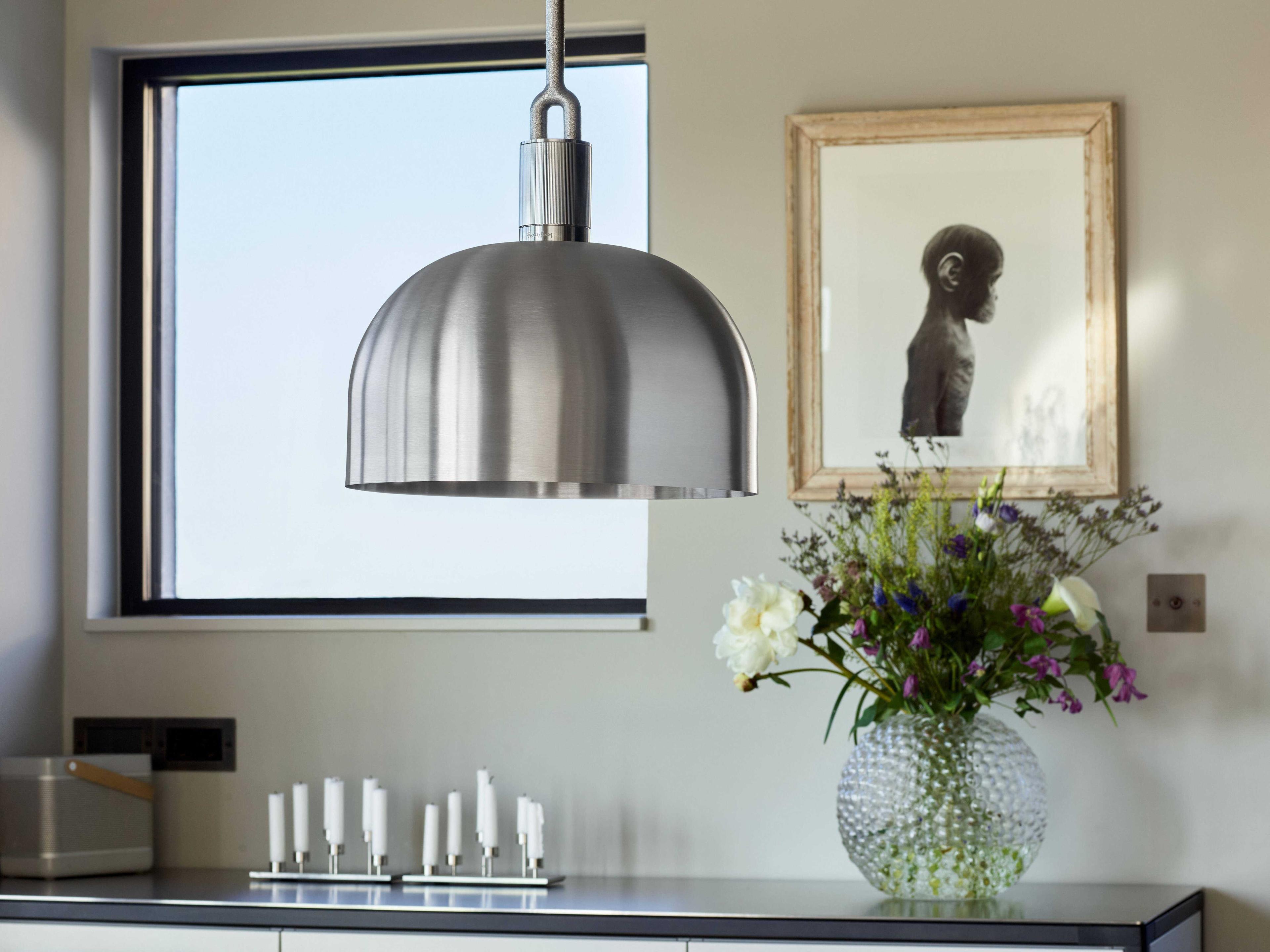 Buster + Punch Forked 1-Light Steel Pendant