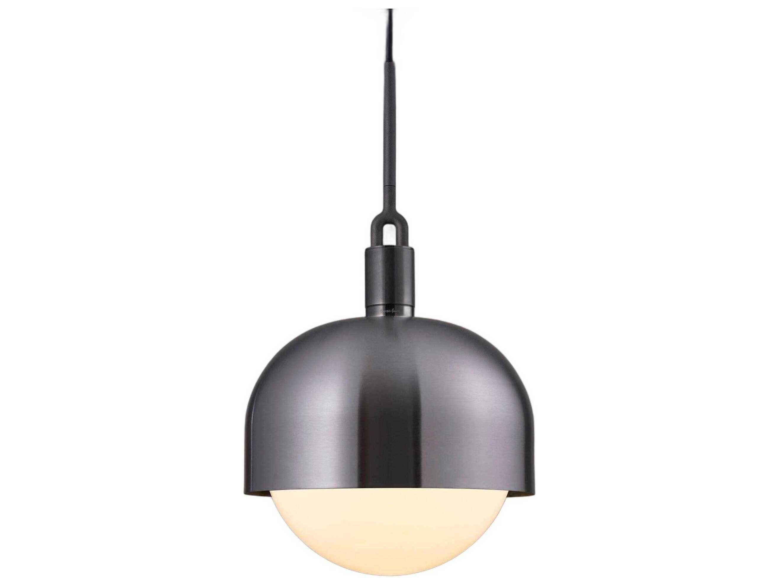 Buster + Punch Forked 1-Light Gun Metal Gunmetal Pendant