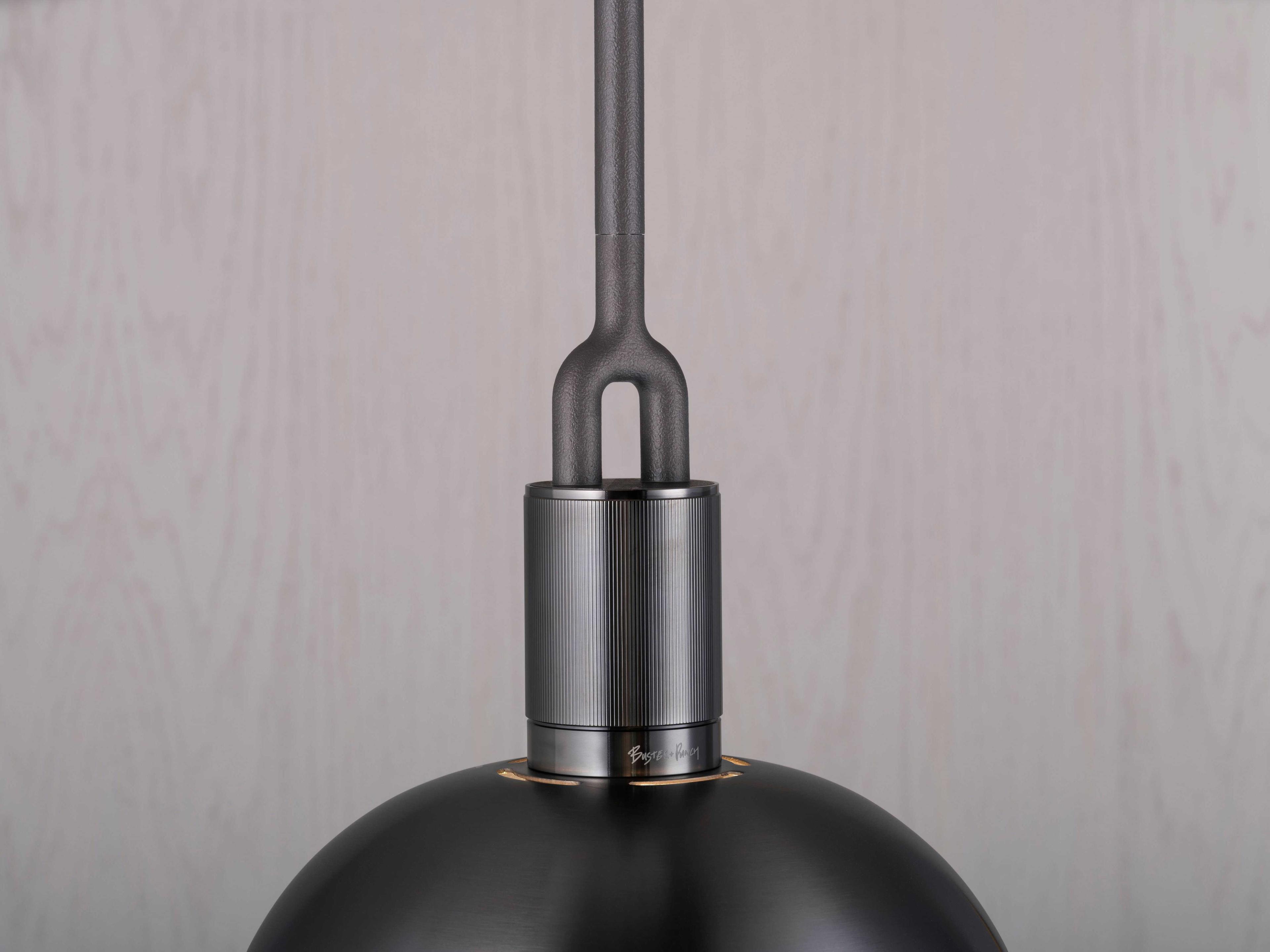 Buster + Punch Forked 1-Light Gun Metal Gunmetal Pendant