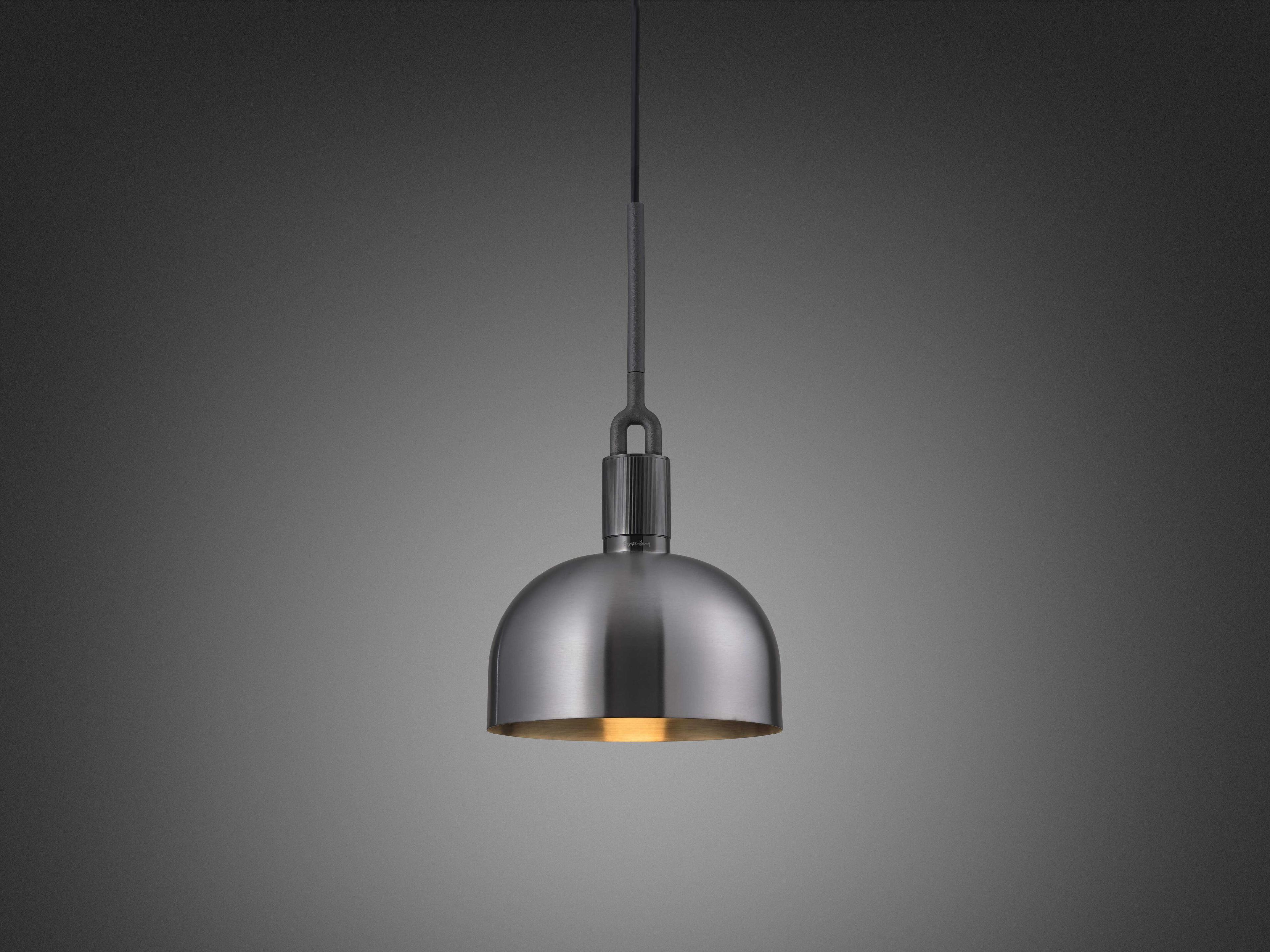 Buster + Punch Forked 1-Light Gun Metal Gunmetal Mini Pendant